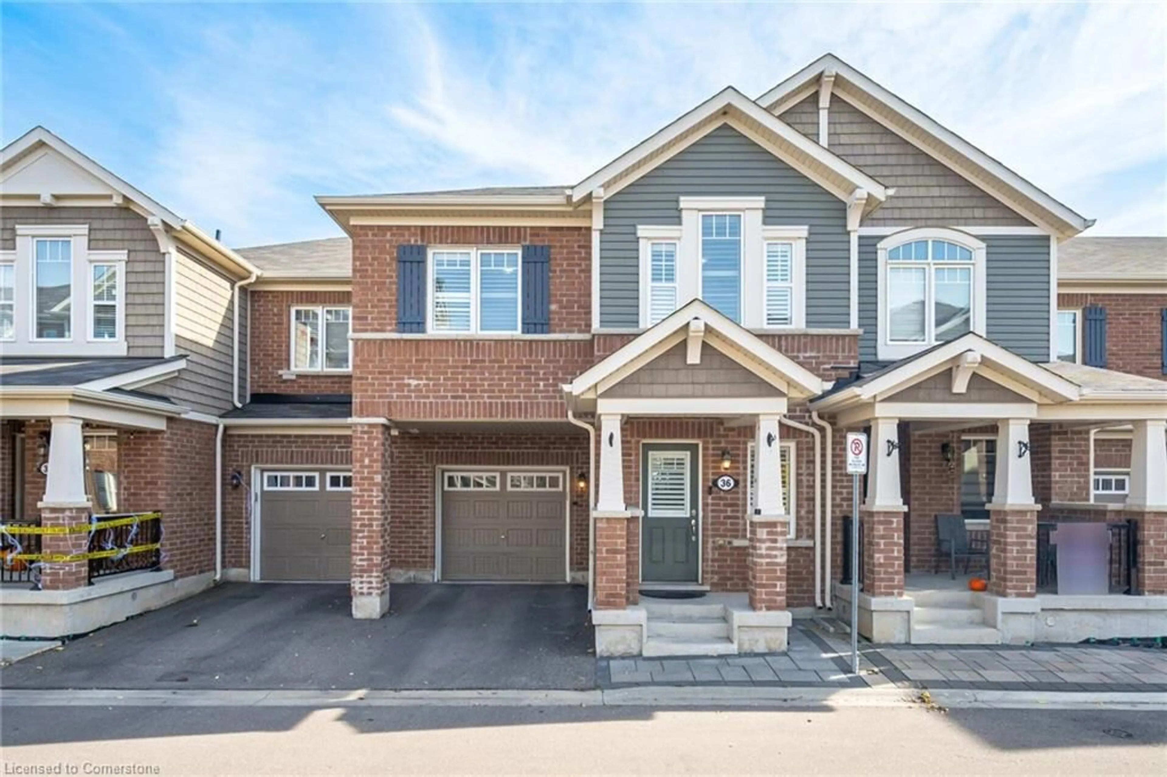 Home with brick exterior material for 1000 Asleton Blvd #36, Milton Ontario L9T 7K3