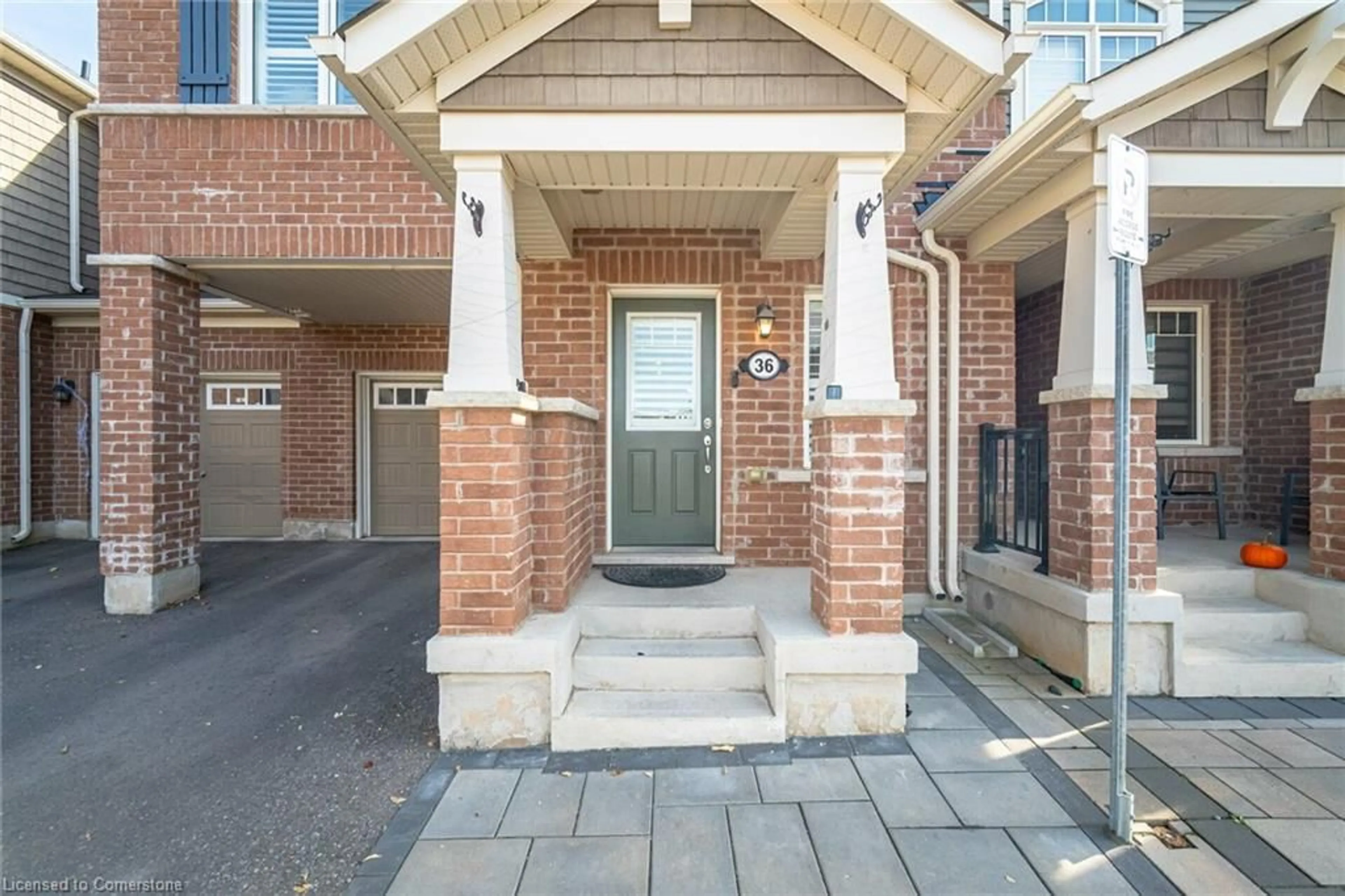 Home with brick exterior material for 1000 Asleton Blvd #36, Milton Ontario L9T 7K3