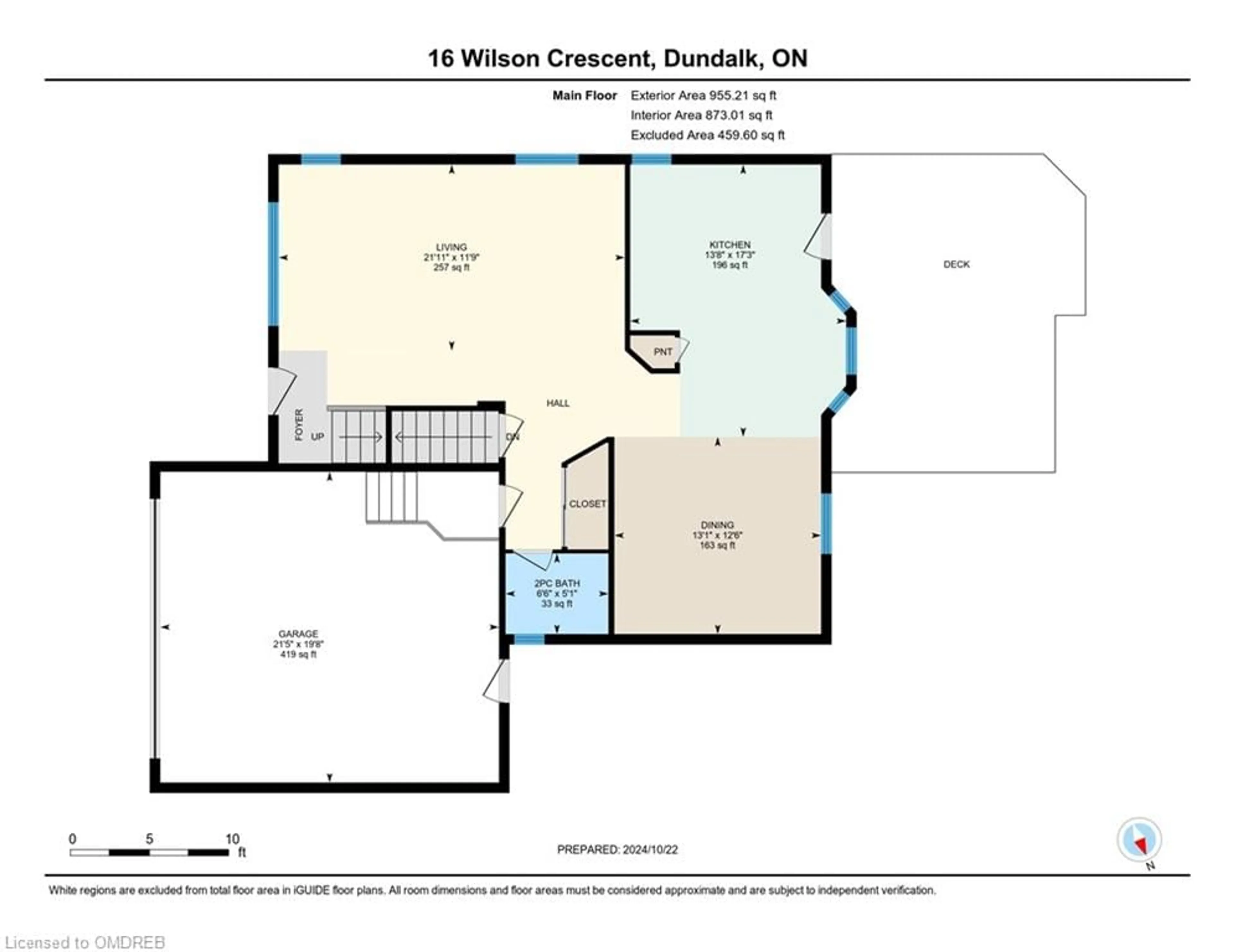 Floor plan for 16 Wilson Cres, Dundalk Ontario N0C 1B0