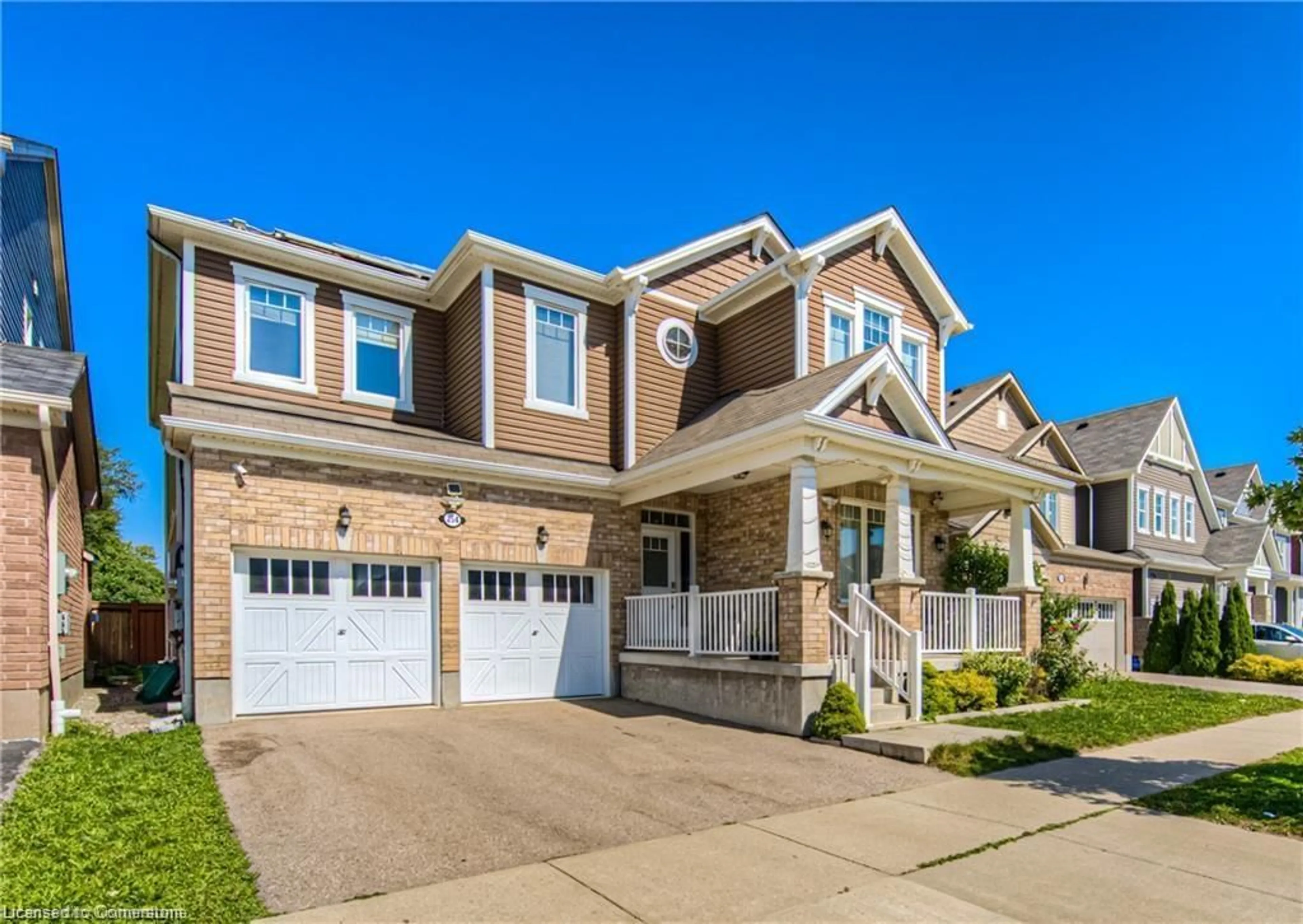 Frontside or backside of a home, the street view for 254 Seabrook Dr, Kitchener Ontario N2R 0G1