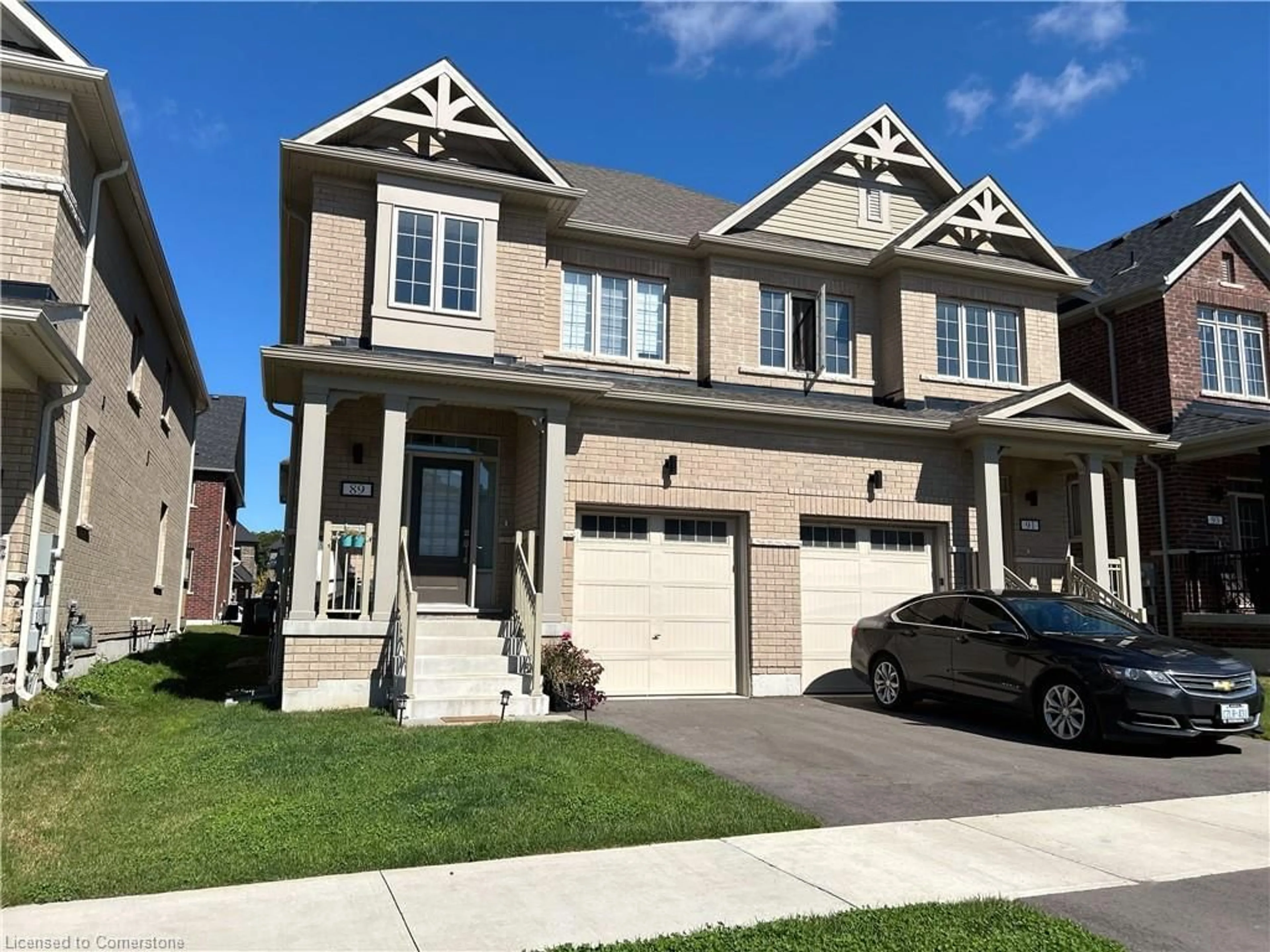 Frontside or backside of a home, the street view for 89 Shepherd Dr, Barrie Ontario P3P 1J2