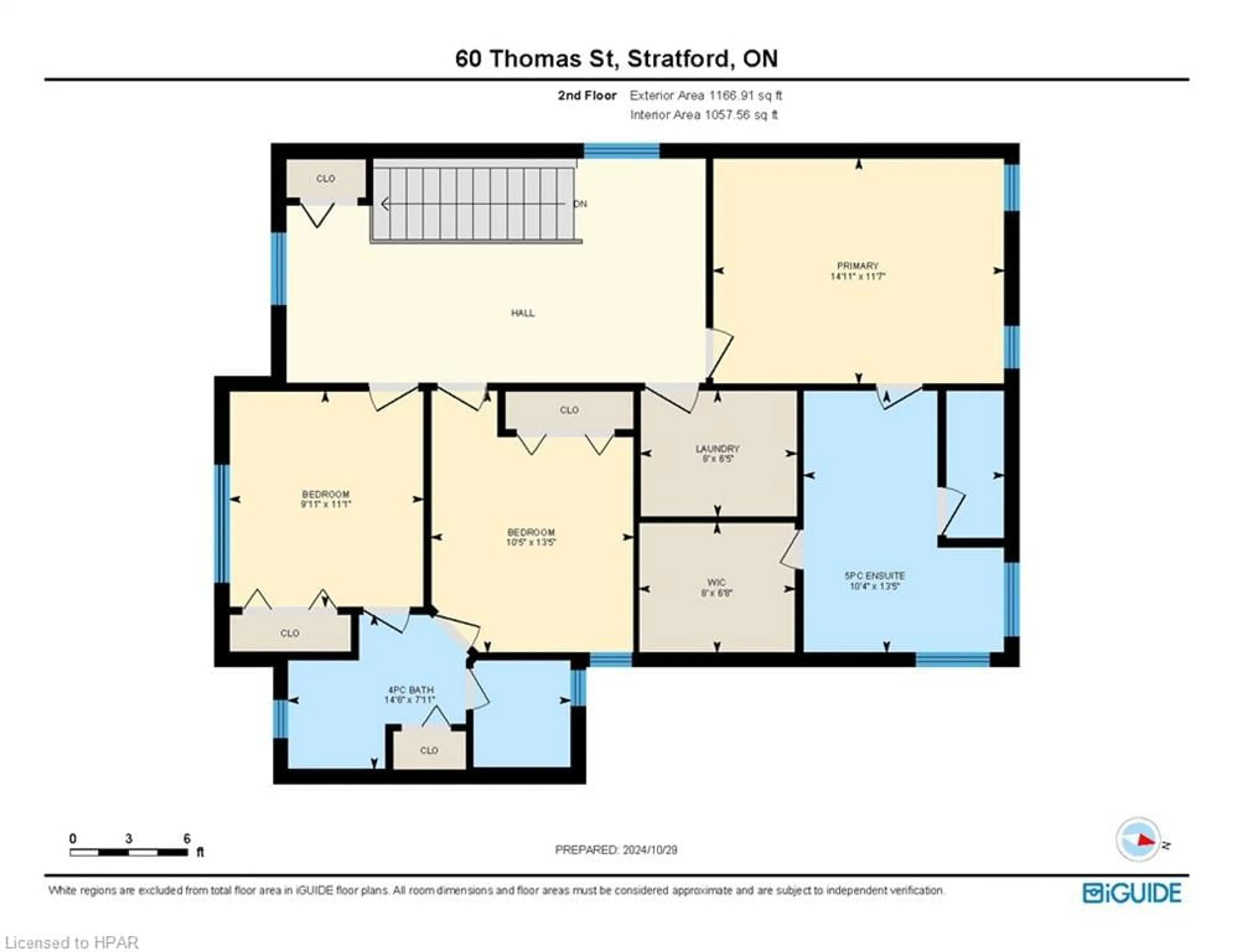 Floor plan for 60 Thomas St, Stratford Ontario N5A 0B9