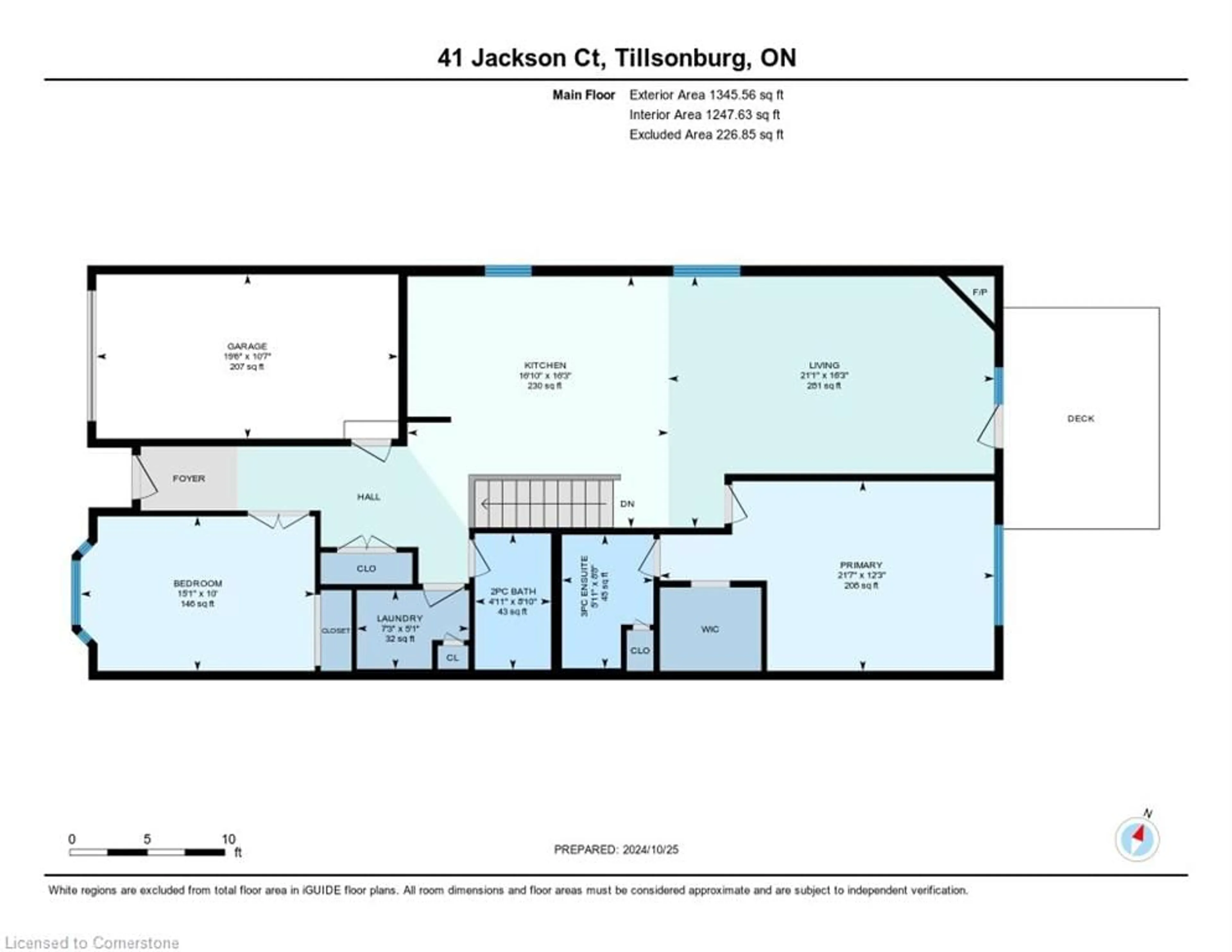 Floor plan for 41 Jackson Crt, Tillsonburg Ontario N4G 5R4