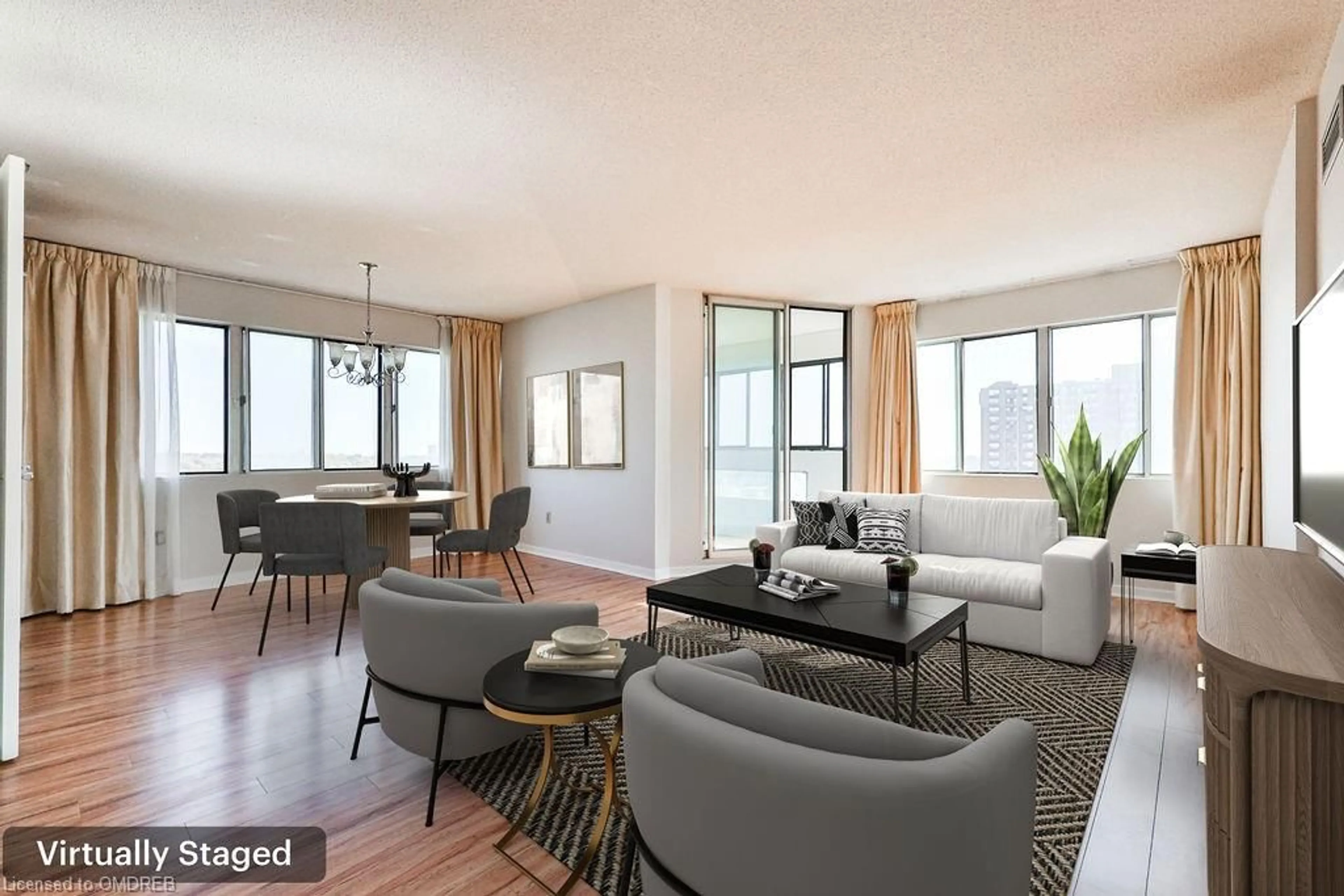 Living room, wood floors for 1580 Mississauga Valley Blvd #1012, Peel Ontario L5A 3T8