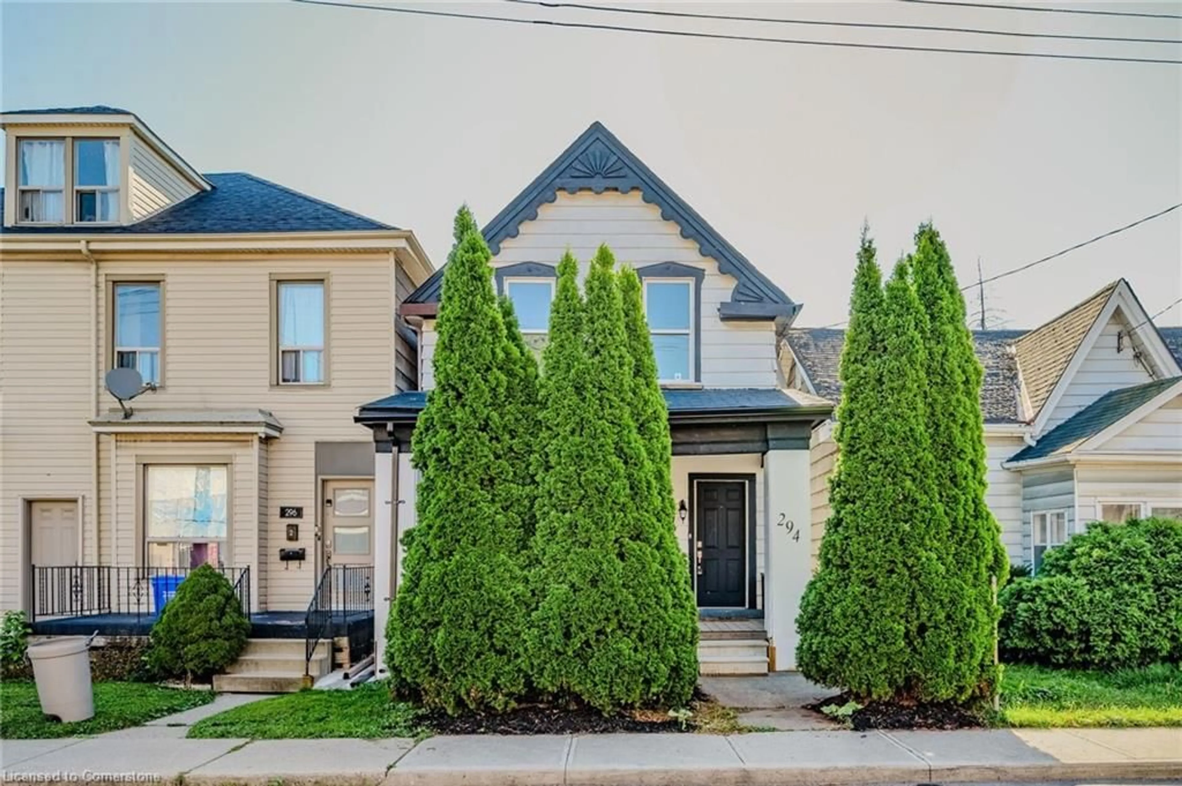 A pic from exterior of the house or condo, the street view for 294 Emerald St, Hamilton Ontario L8L 5L3