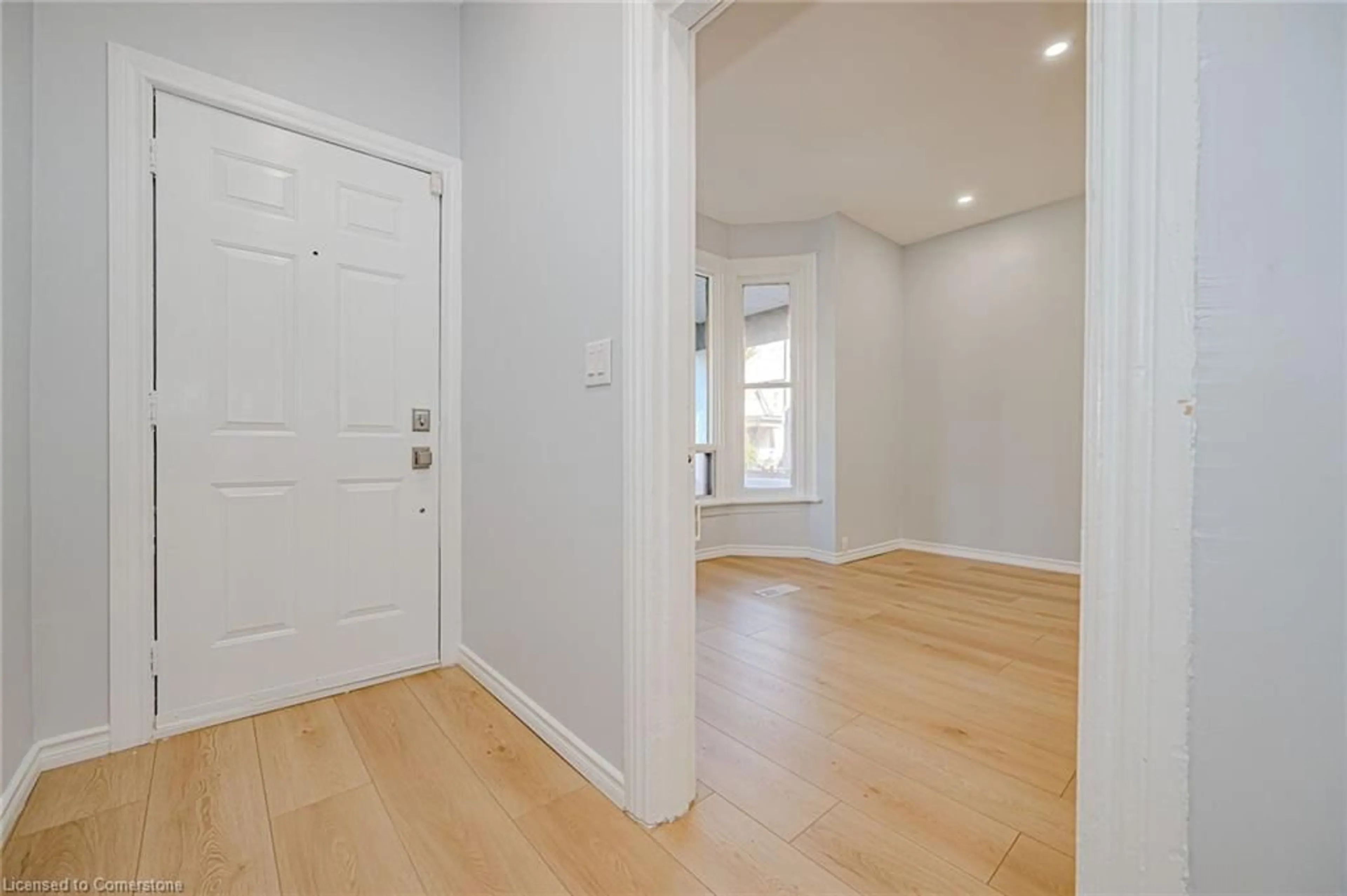 Indoor entryway, wood floors for 294 Emerald St, Hamilton Ontario L8L 5L3