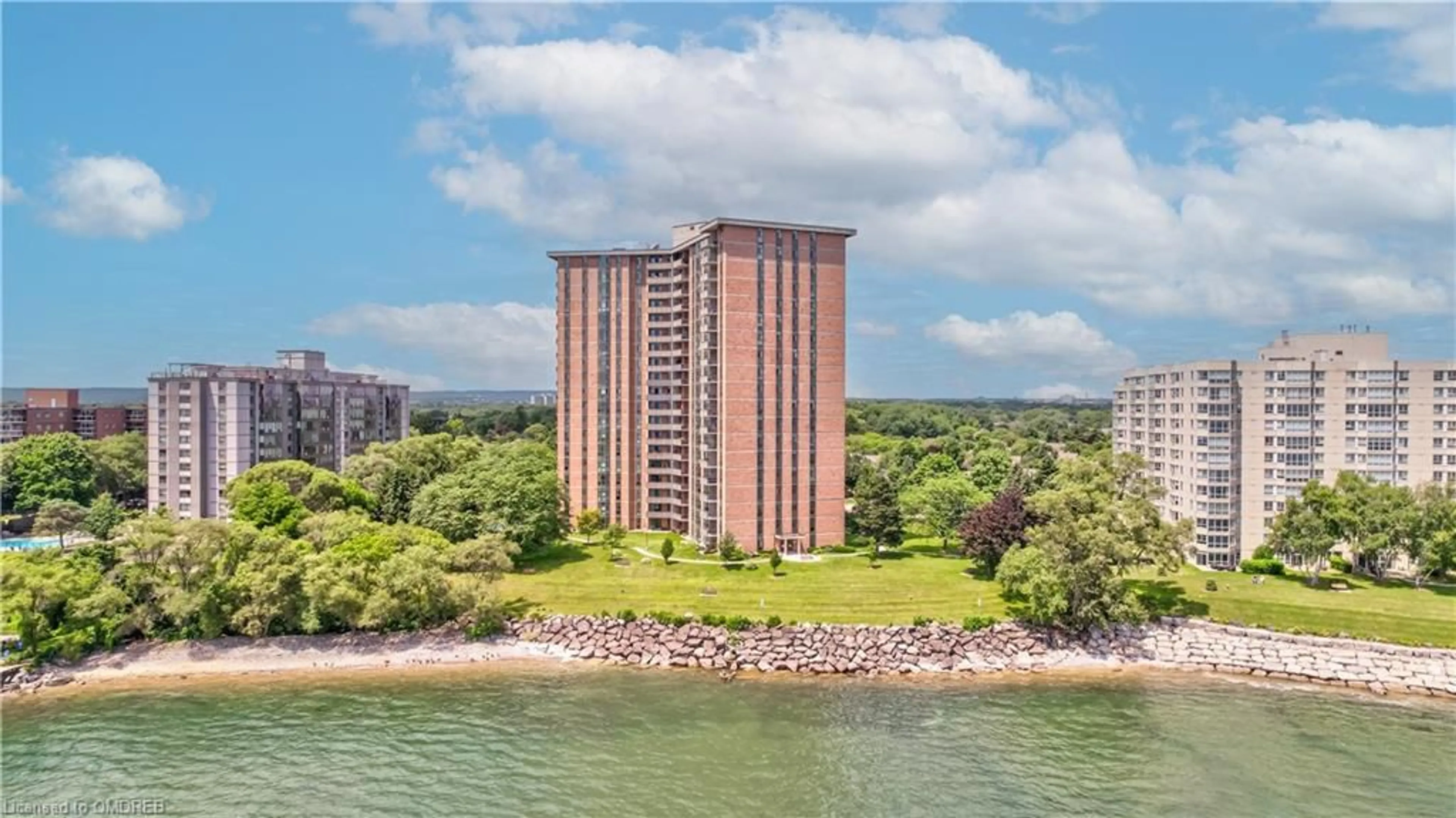 A pic from exterior of the house or condo, lake for 5250 Lakeshore Rd #708, Burlington Ontario L7L 5L2