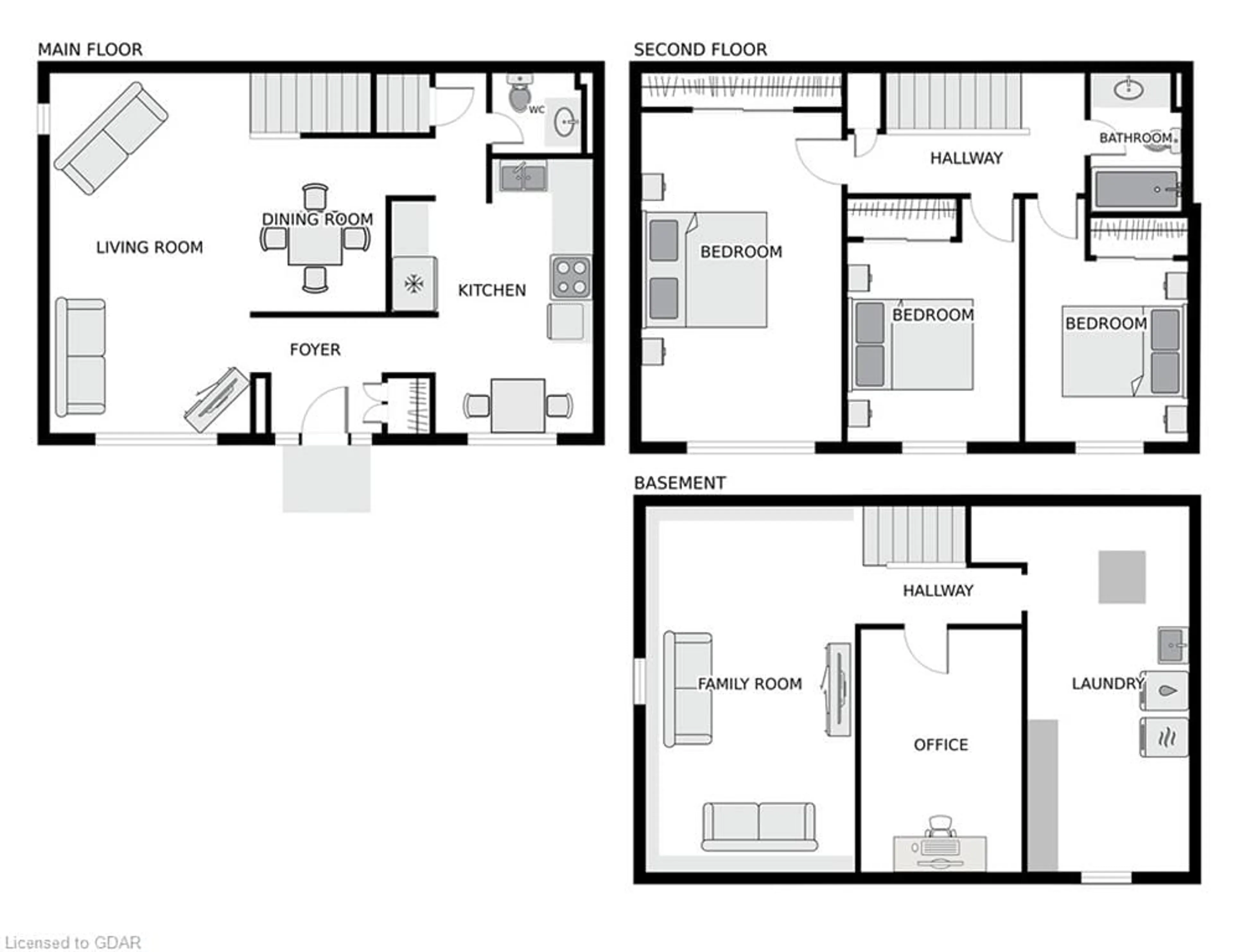 Floor plan for 45 Marksam Rd Rd #9, Guelph Ontario N1H 6Y9