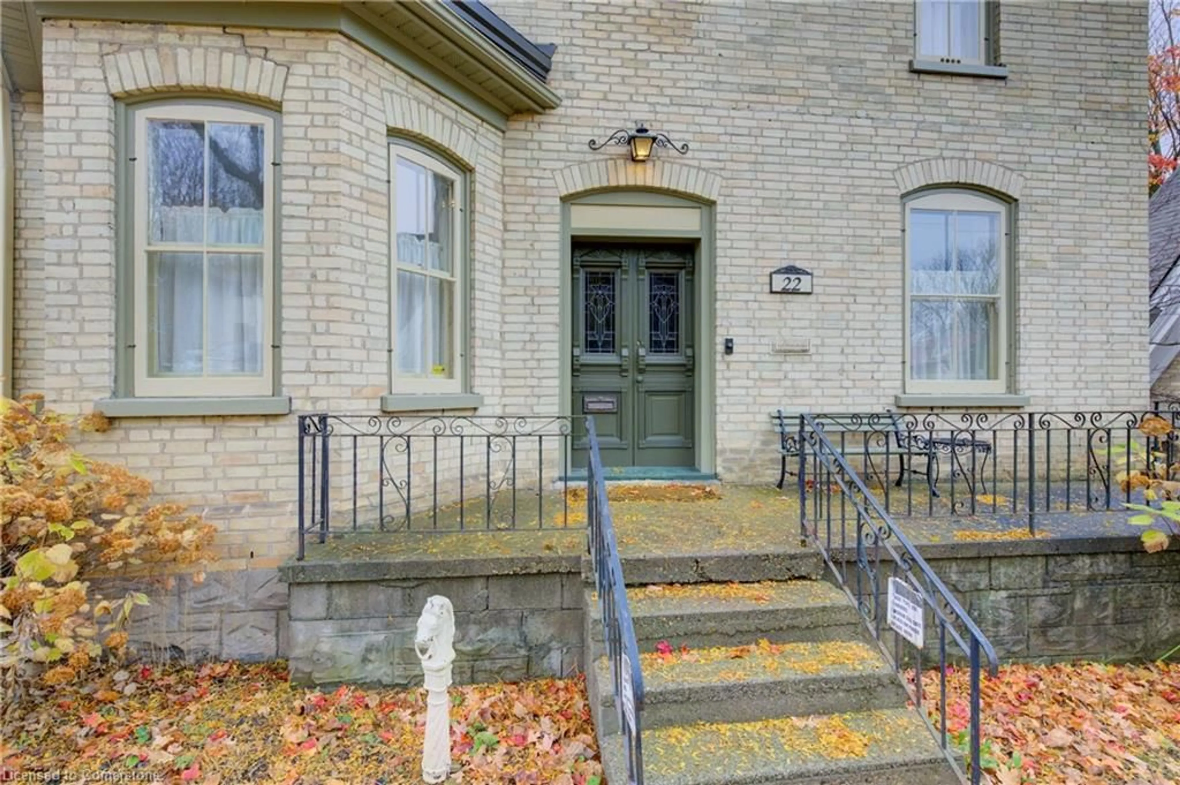 A pic from exterior of the house or condo, the street view for 22 Harvey St, Cambridge Ontario N3C 1M6