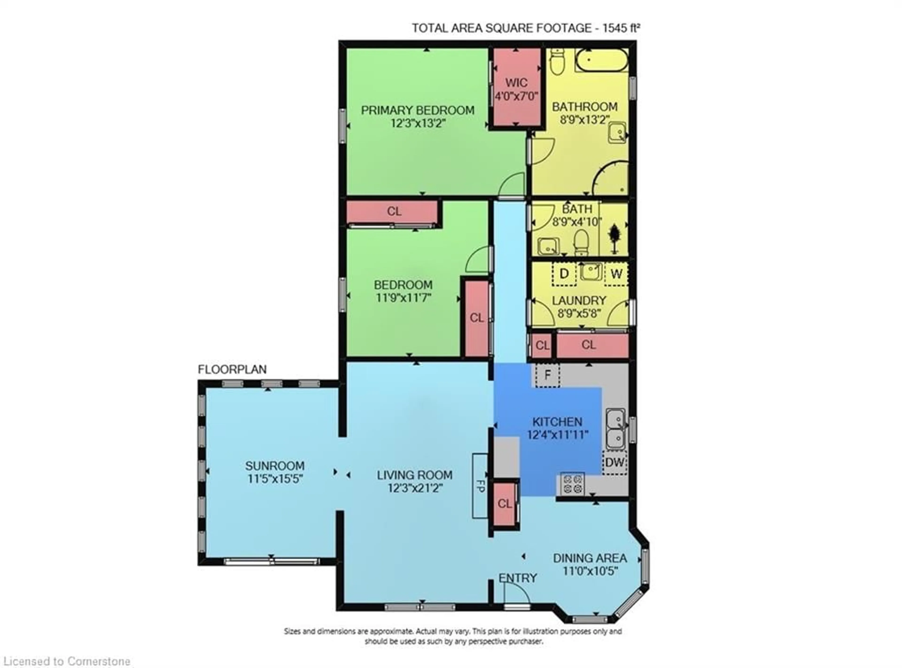 Floor plan for 3033 Townline Rd #220, Stevensville Ontario L0S 1S1