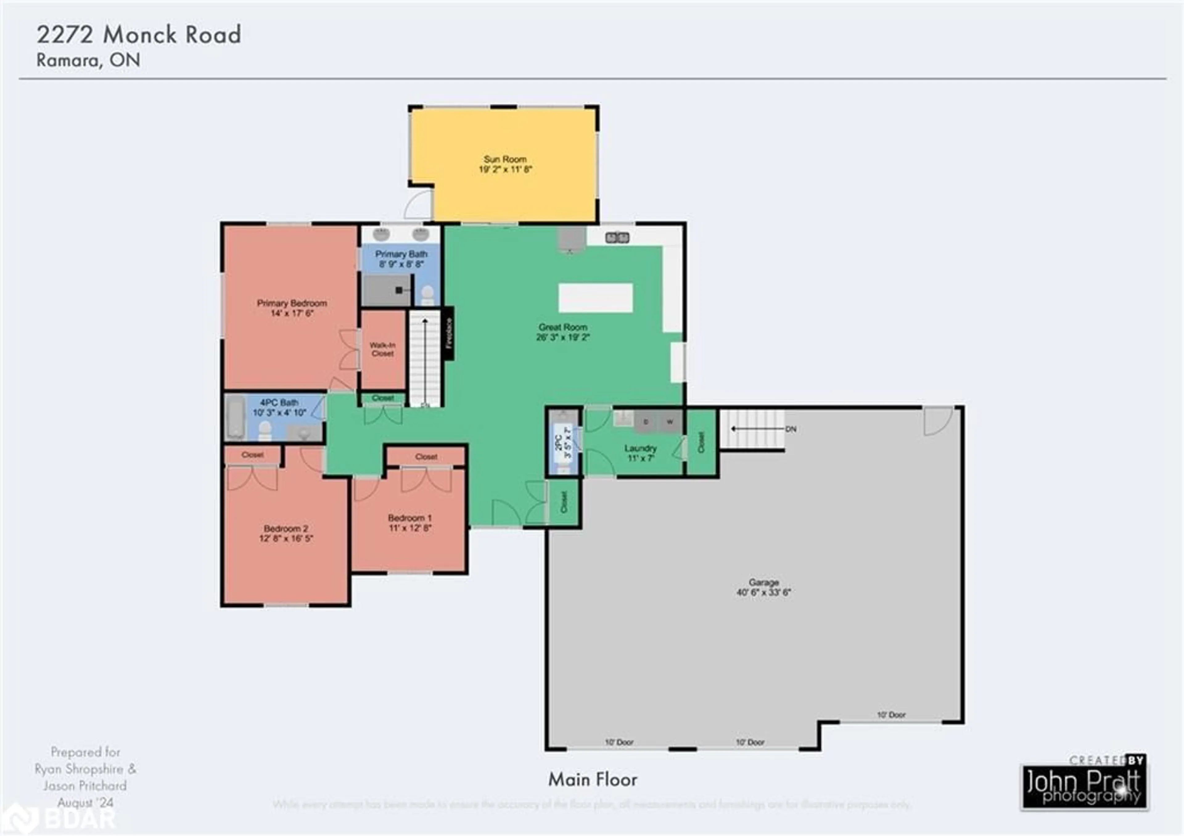 Floor plan for 2272 Monck Road Rd, Rama Ontario L3V 0P6