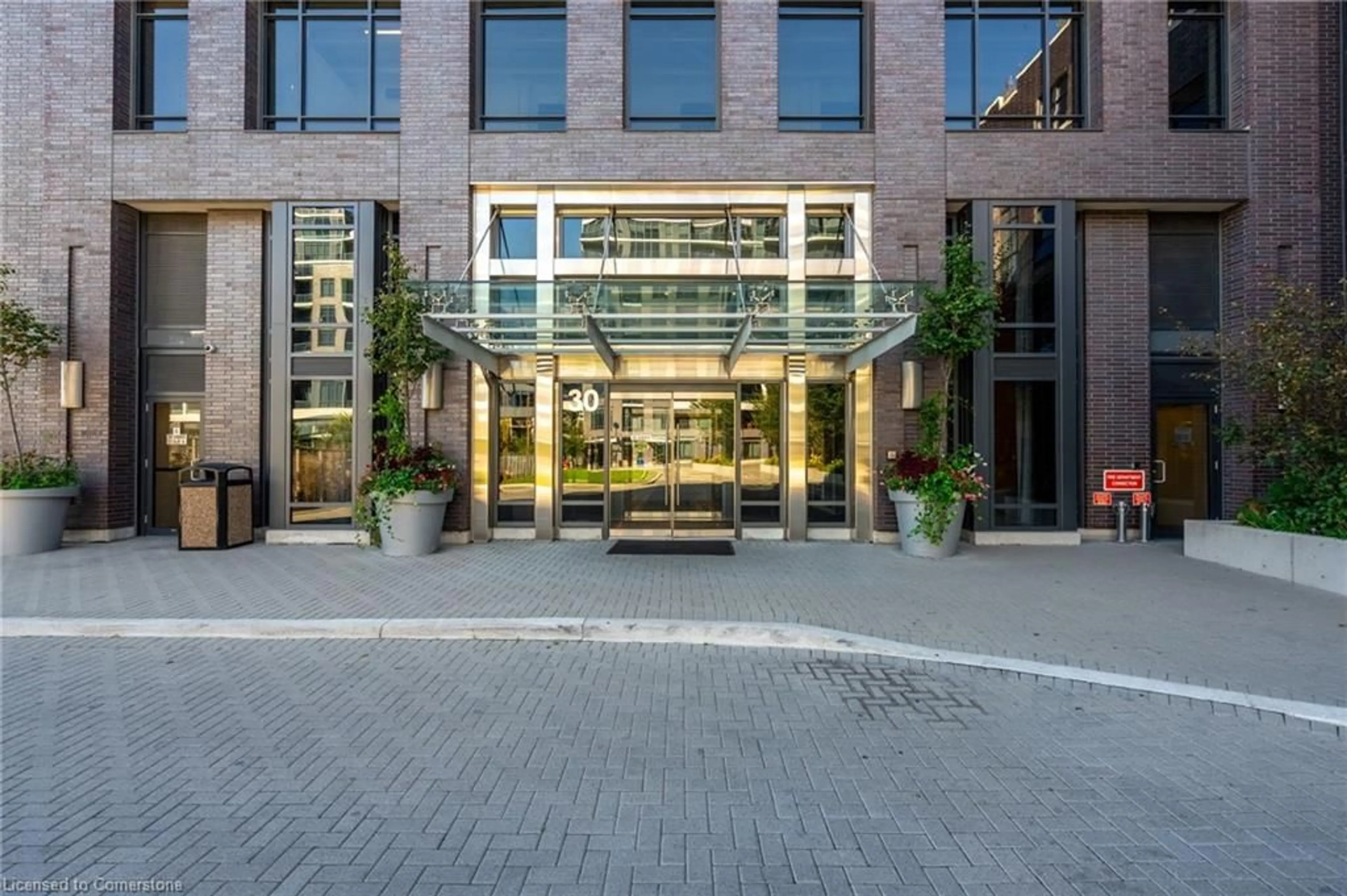 Indoor lobby, ceramic floors for 30 Gibbs Rd #2302, Etobicoke Ontario M9B 0E4