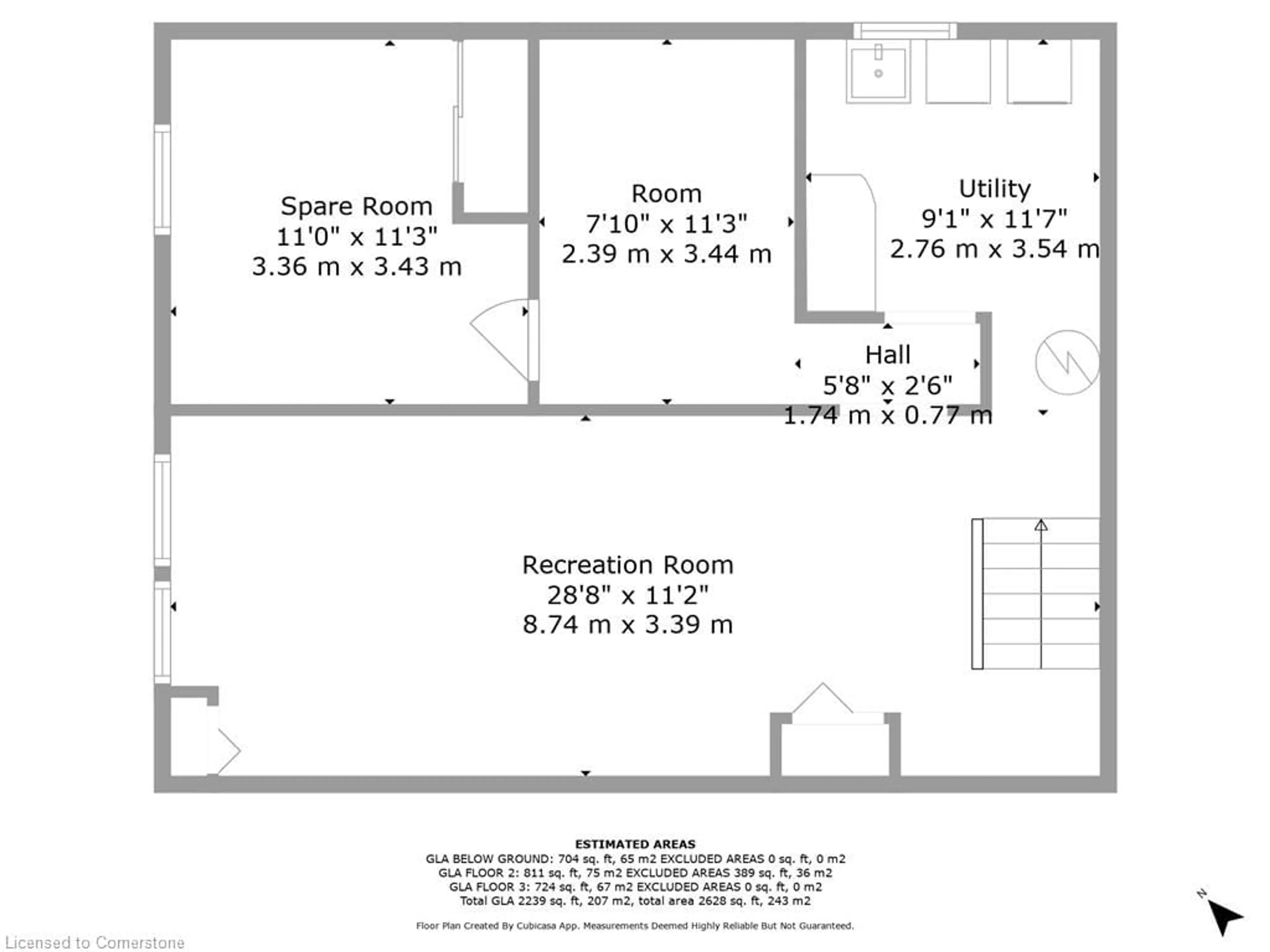 Floor plan for 50 Prospect St, Port Dover Ontario N0A 1N6