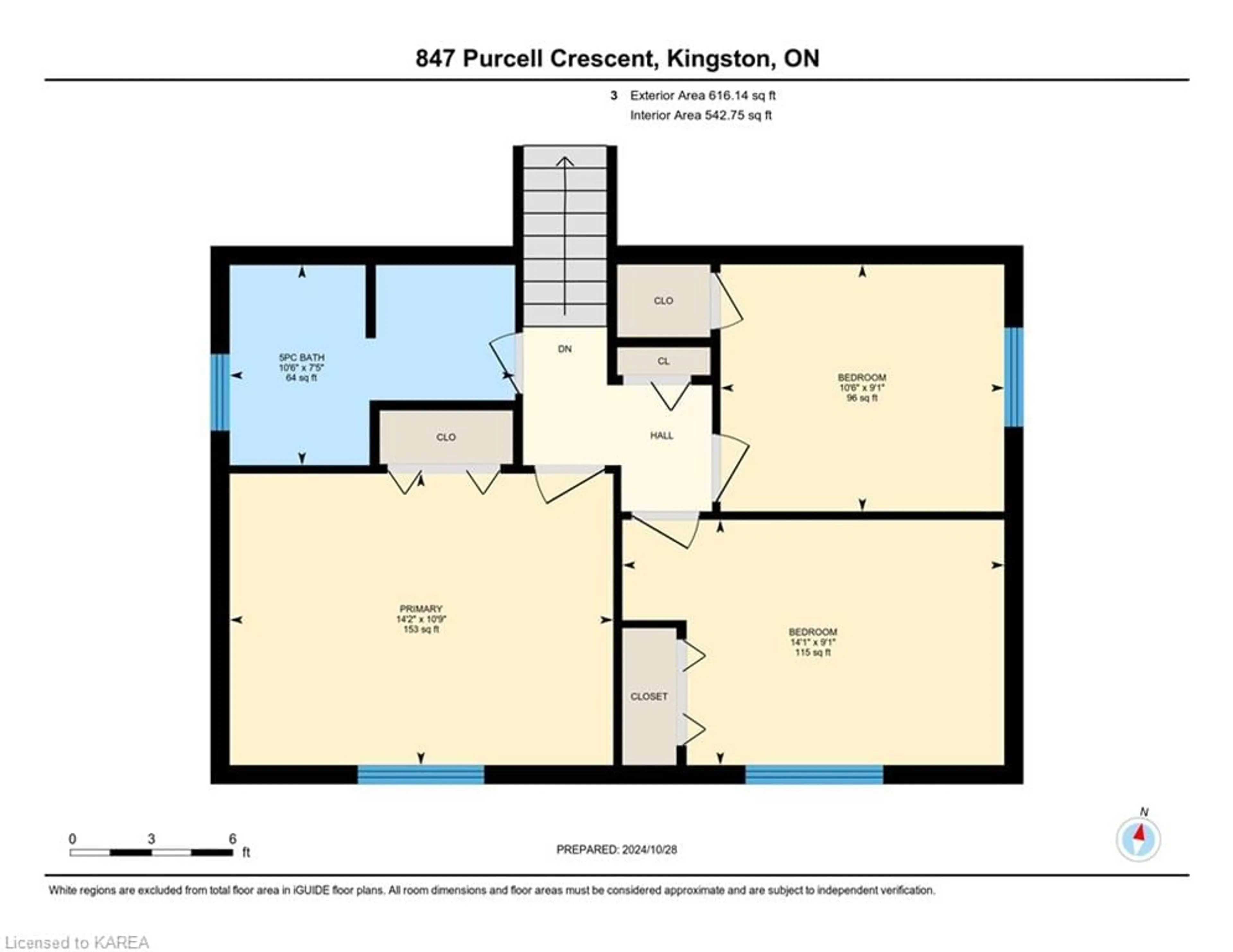 Floor plan for 847 Purcell Cres, Kingston Ontario K7P 1B8