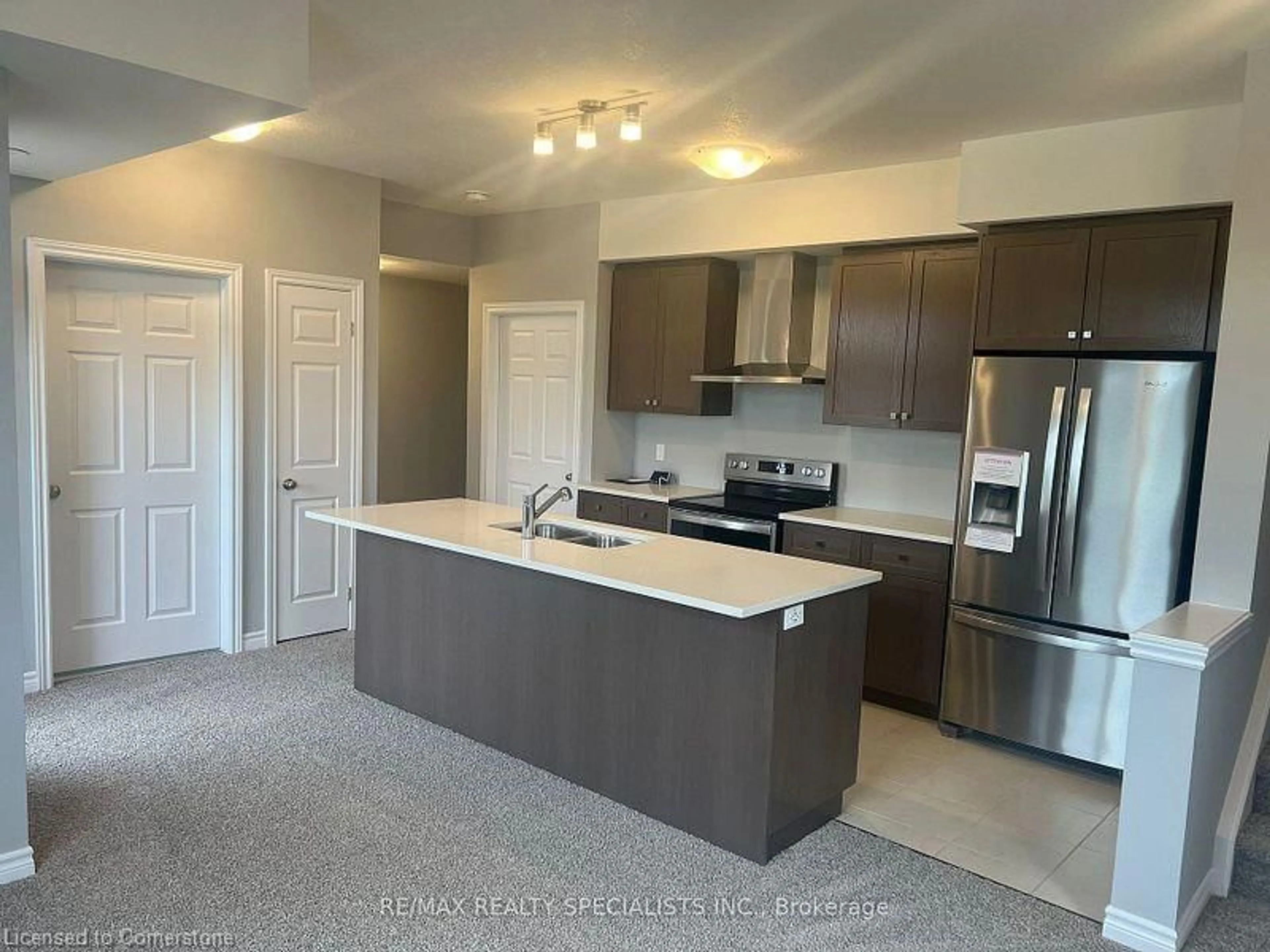 Open concept kitchen for 122 Oat Lane, Kitchener Ontario N2R 0S8