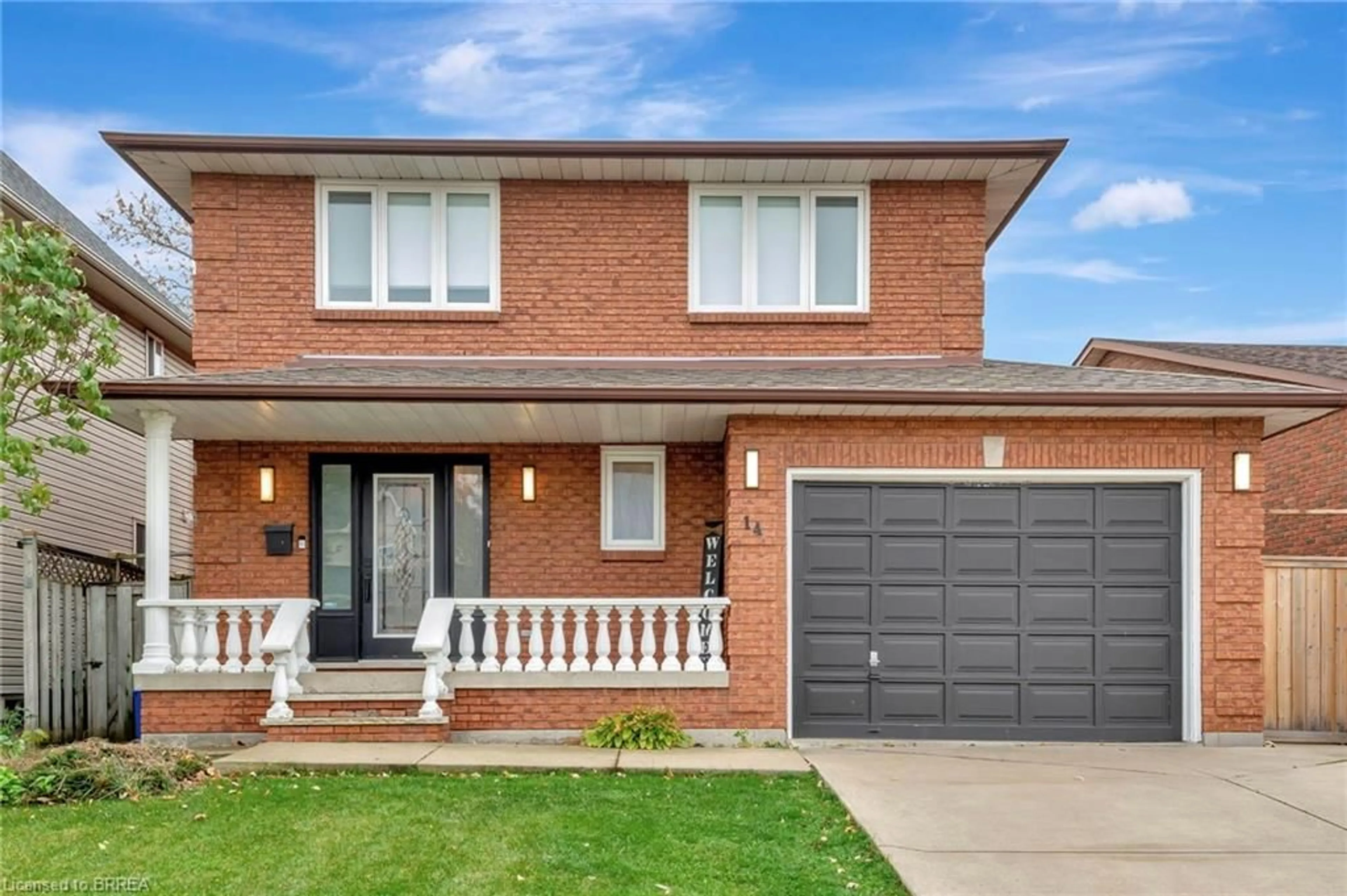 Home with brick exterior material for 14 Federal St, Stoney Creek Ontario L8E 4P7