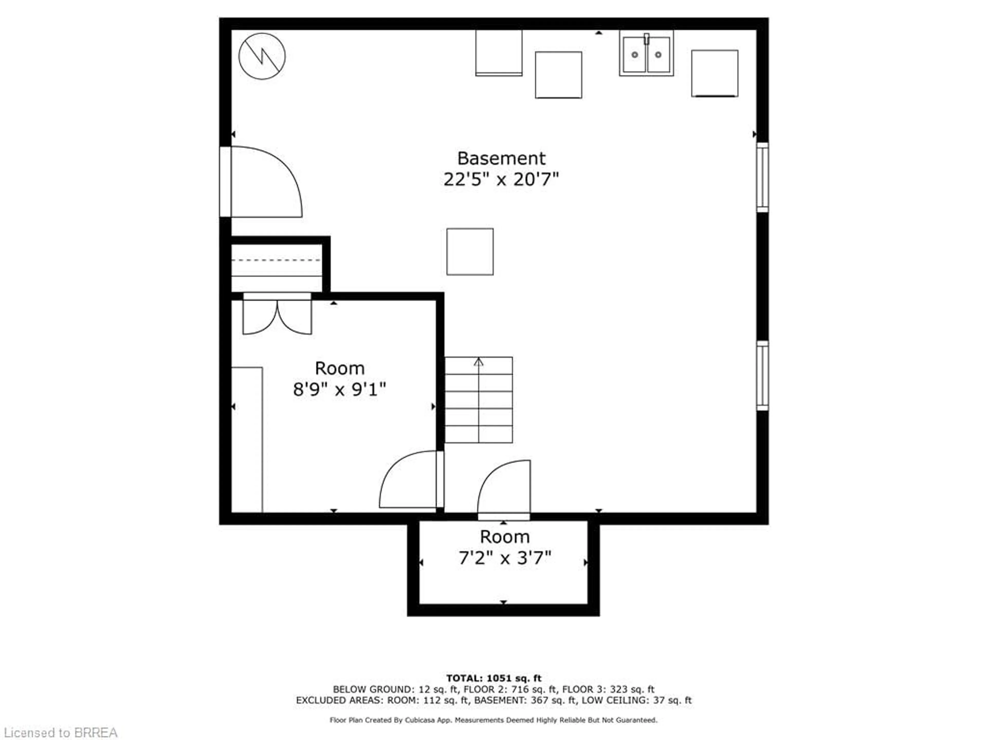 Floor plan for 9 Alma St, Brantford Ontario N3R 2G1