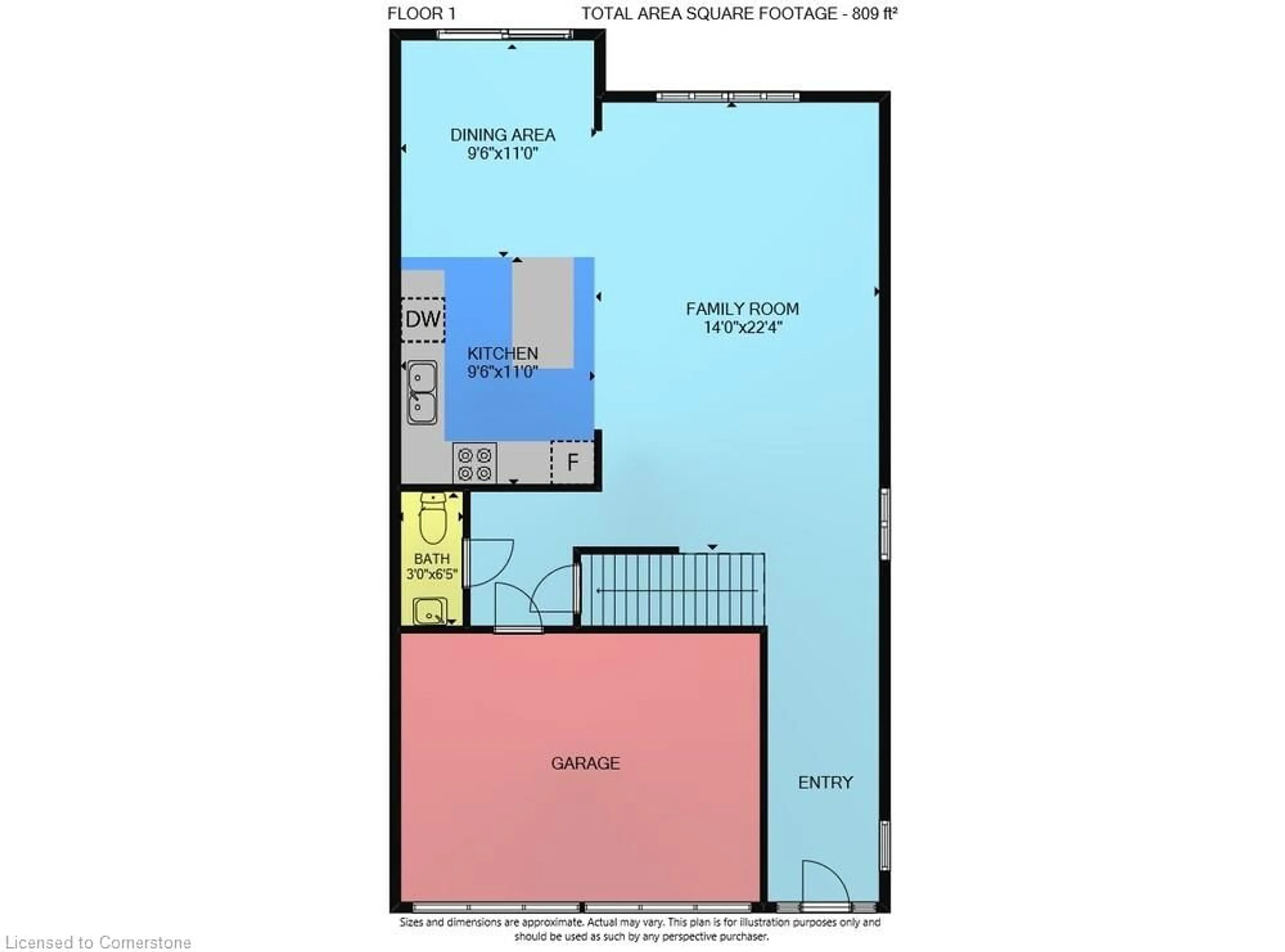 Floor plan for 23 Edgeview Dr, Hamilton Ontario L8E 0G7