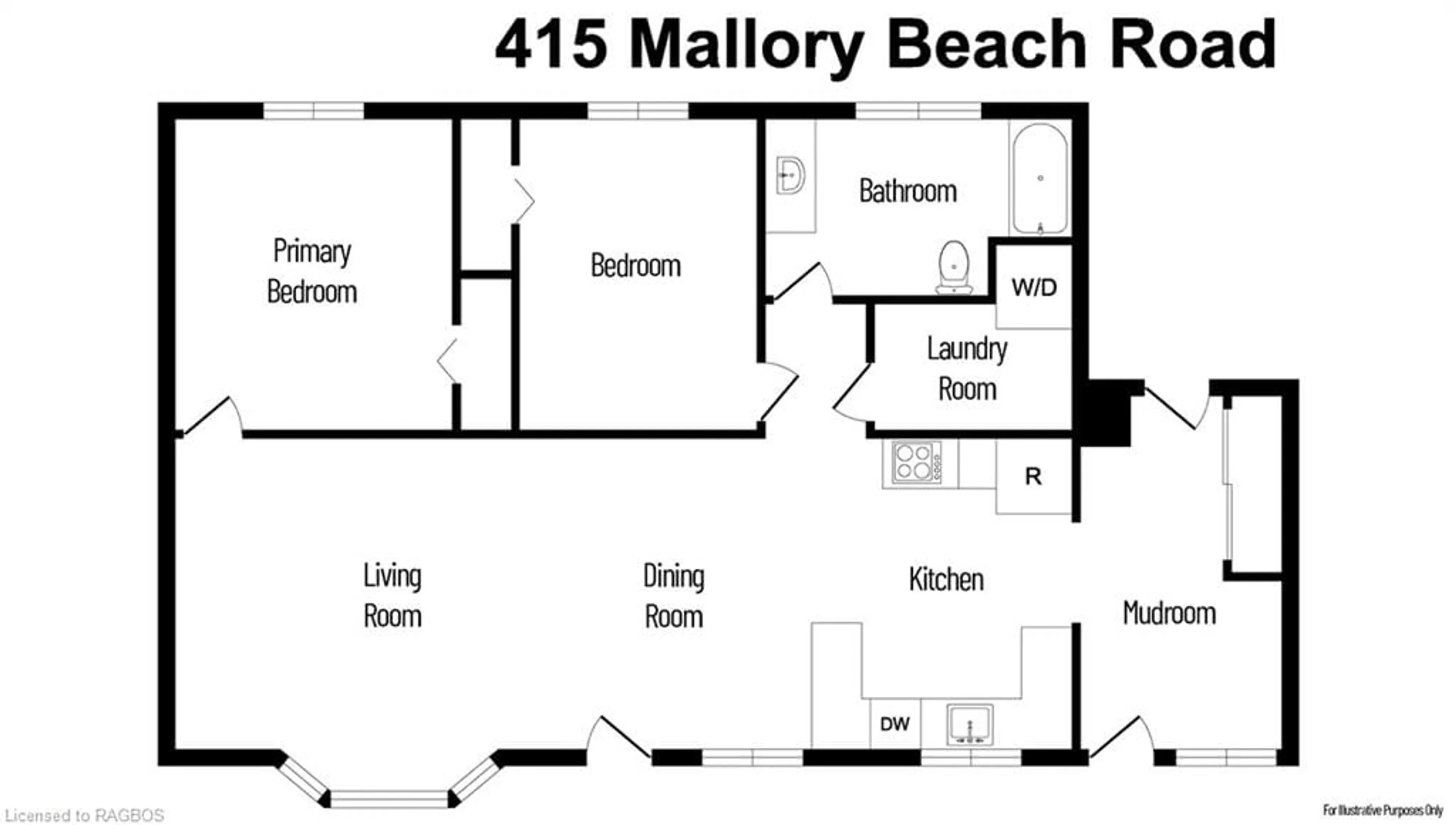 Floor plan for 415 Mallory Beach Rd, South Bruce Peninsula Ontario N0H 2T0