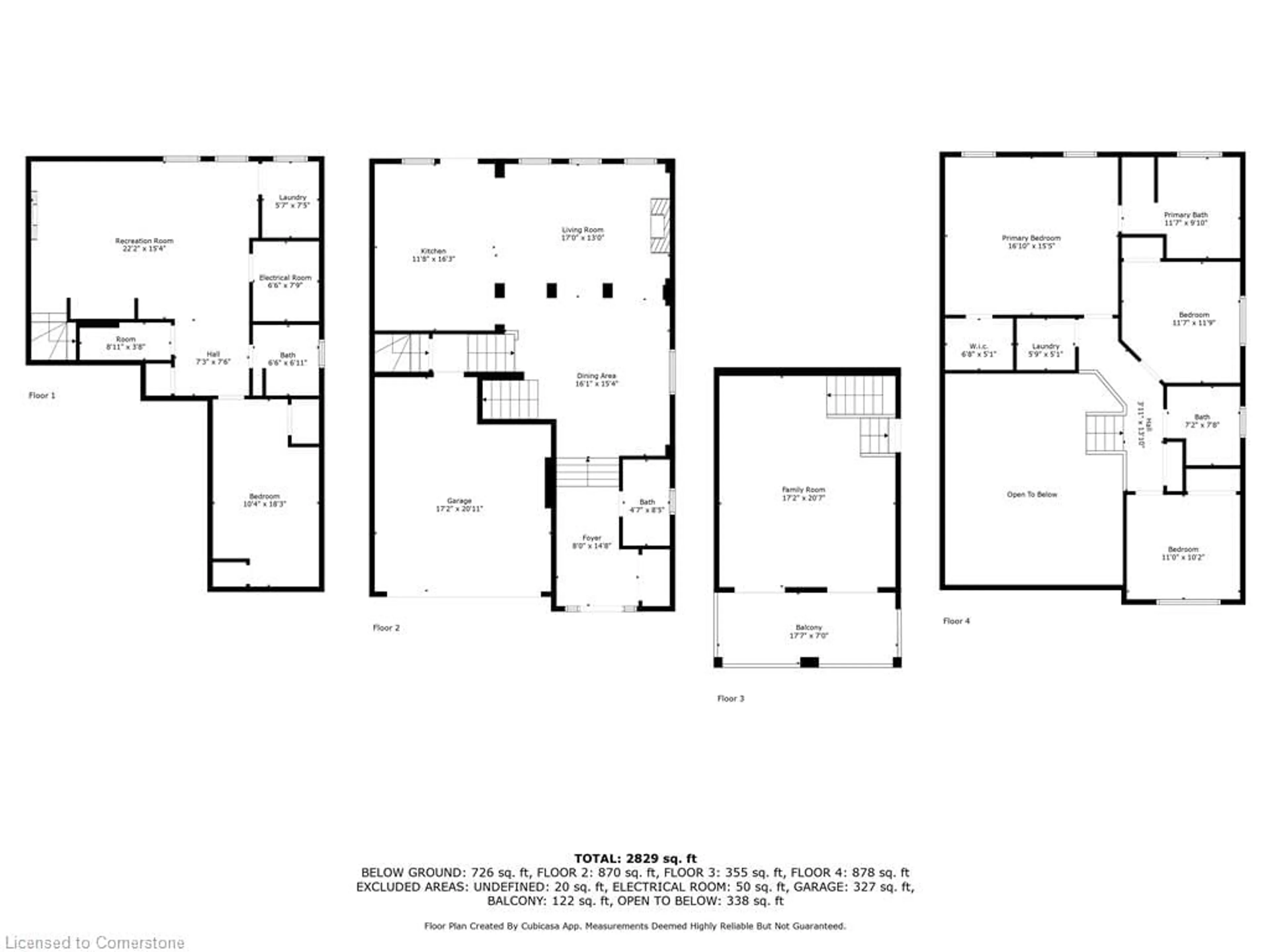 Floor plan for 14 Carroll Lane Lane, Brantford Ontario N3T 5L5