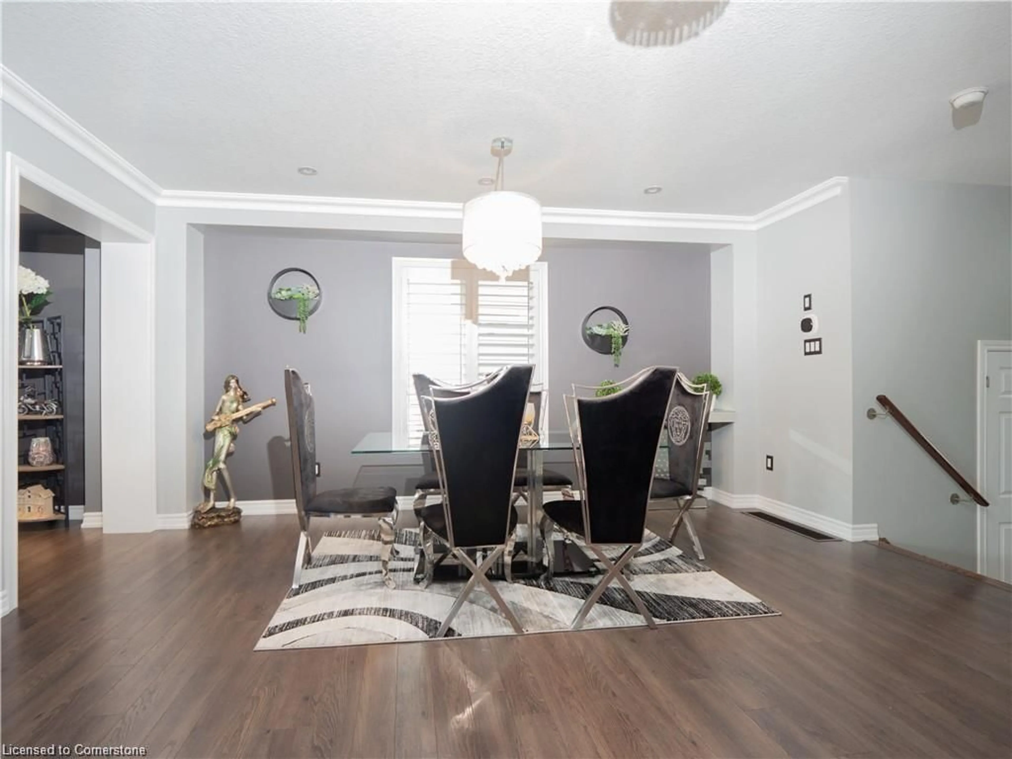 Dining room, wood floors for 14 Carroll Lane Lane, Brantford Ontario N3T 5L5