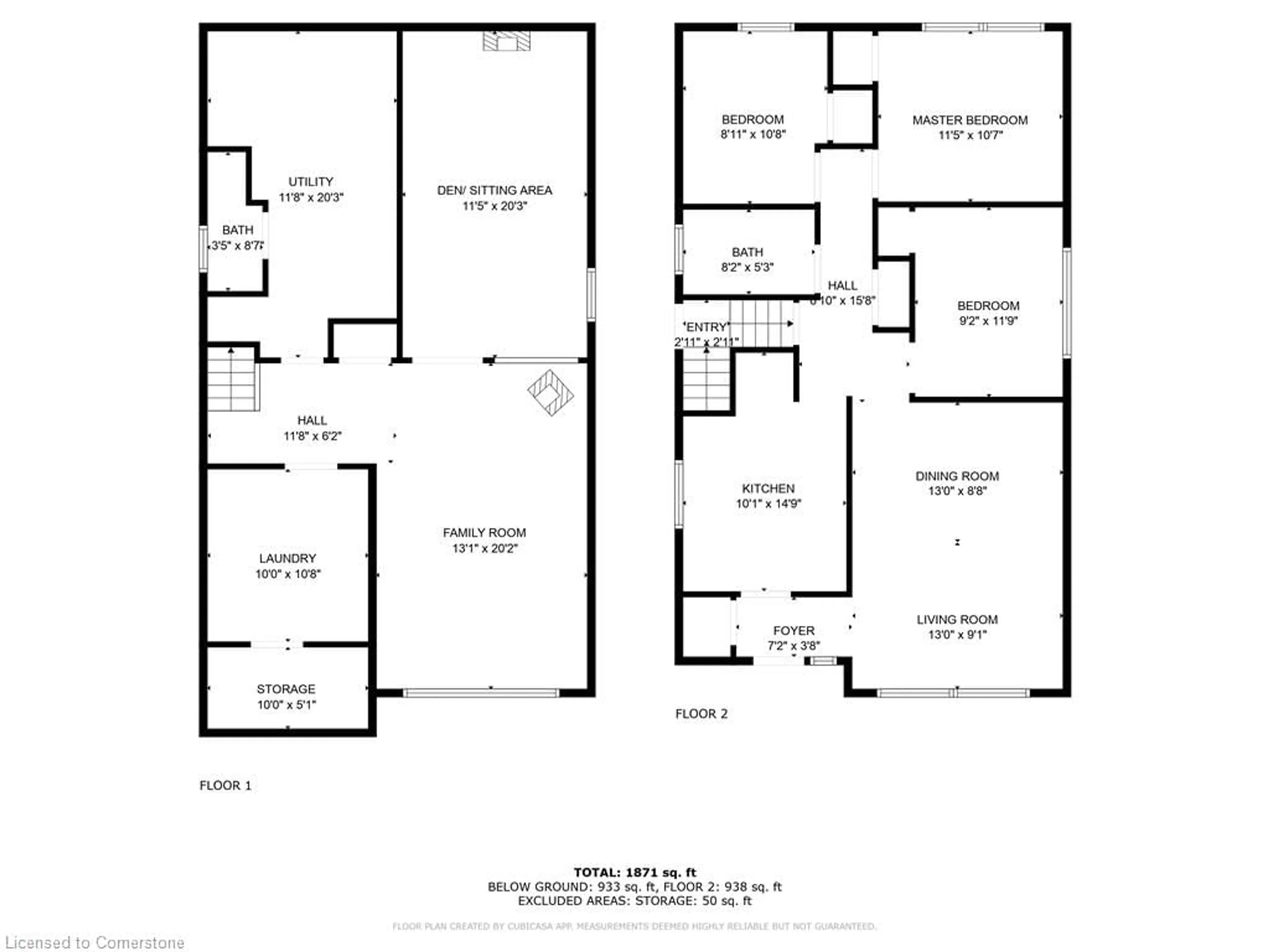 Floor plan for 814 Tenth Ave, Hamilton Ontario L8T 2G6