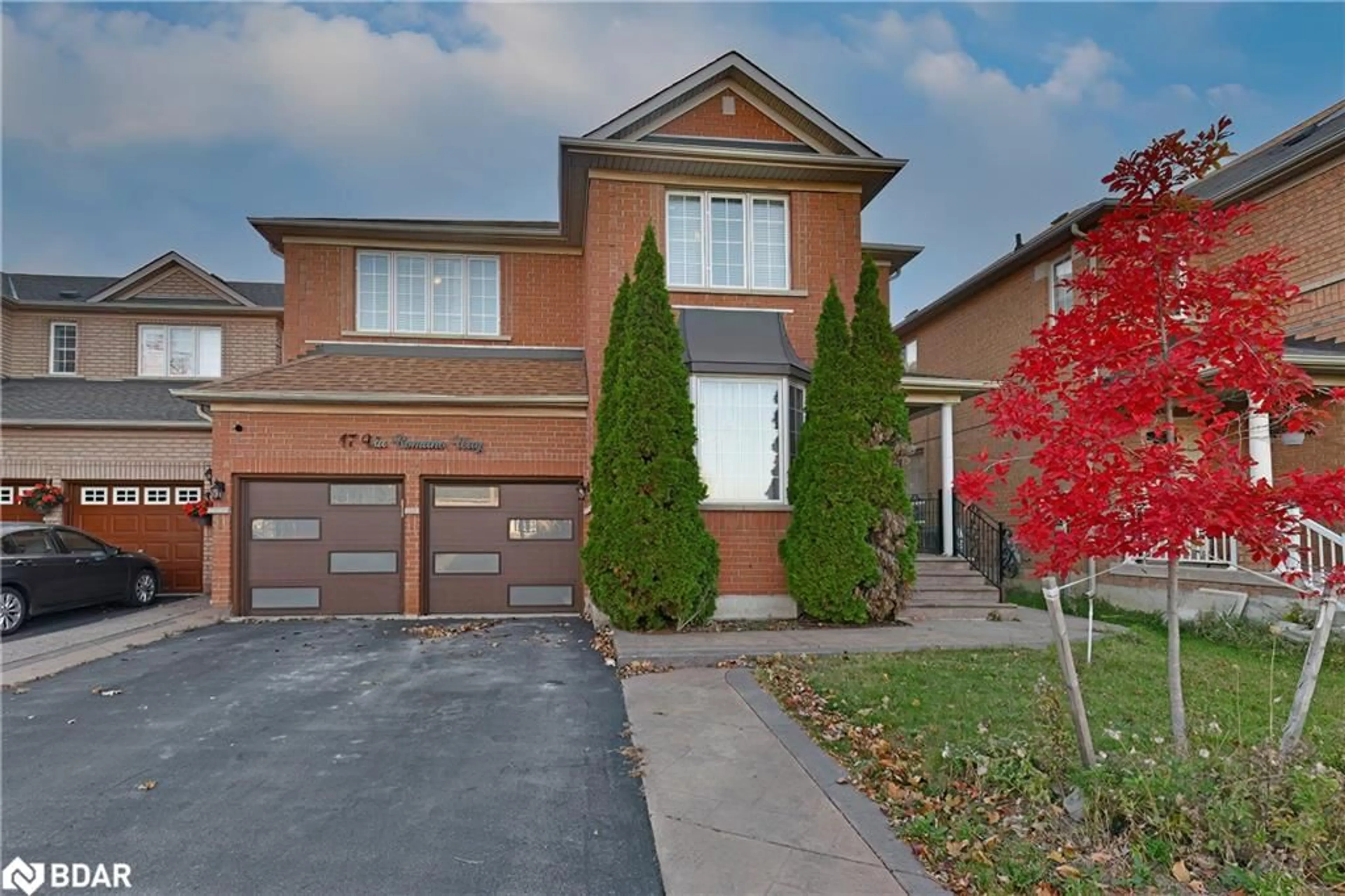 Home with brick exterior material for 17 Via Romano Way, Brampton Ontario L6P 1K2