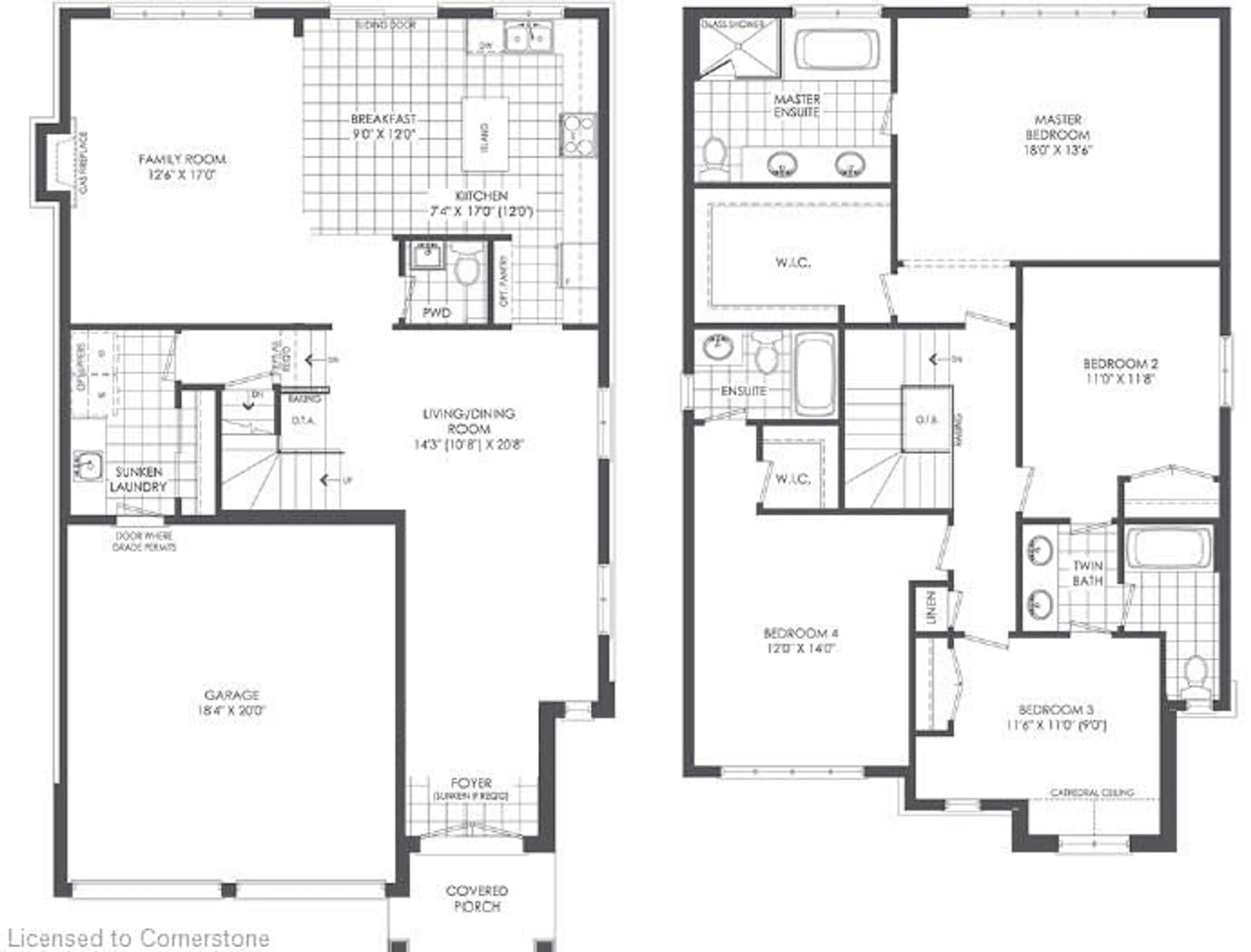 Floor plan for 4017 Cachet Crt, Beamsville Ontario L3J 0R8