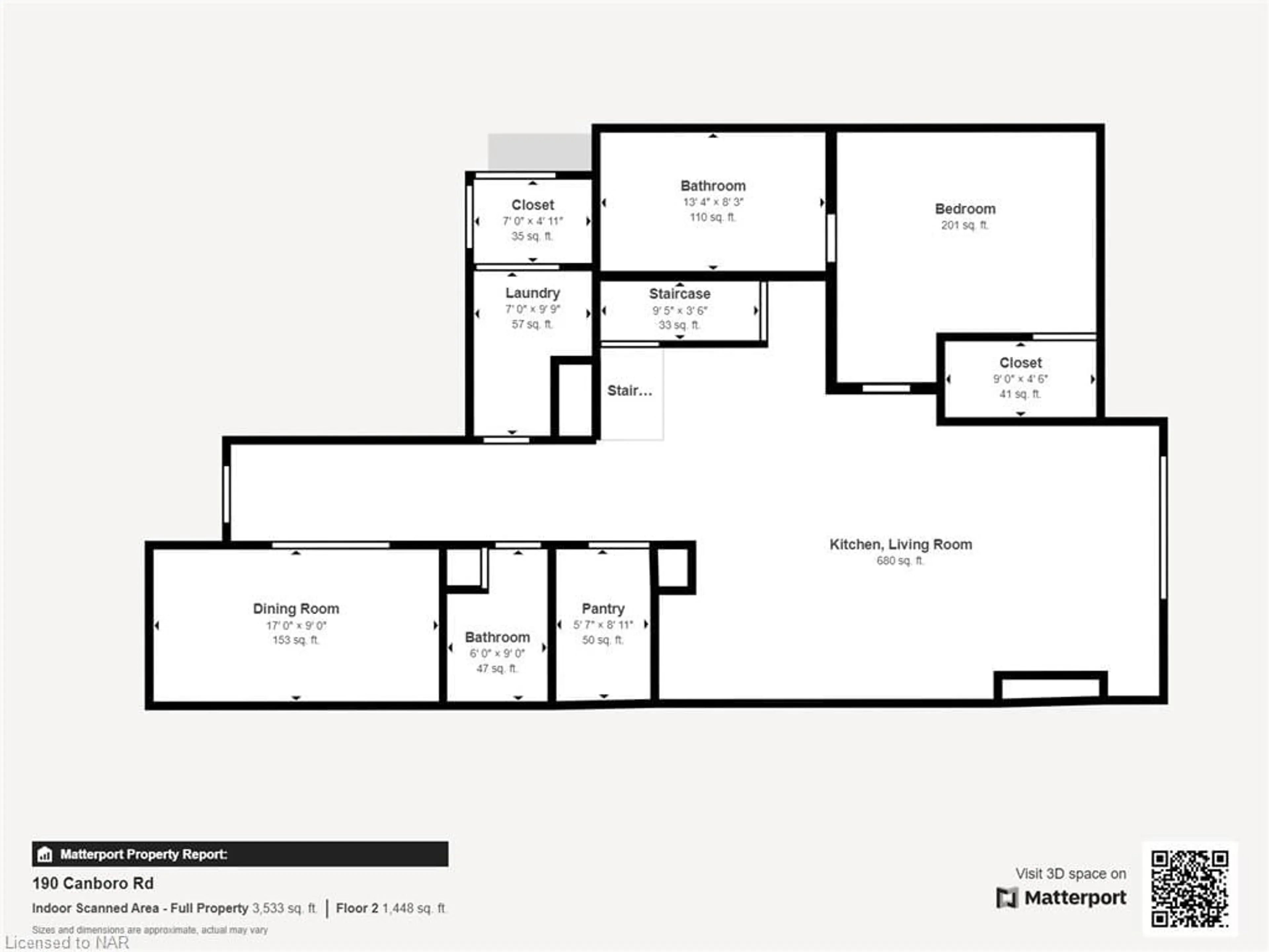 Floor plan for 190 Canboro Rd #18, Fonthill Ontario L0S 1E0