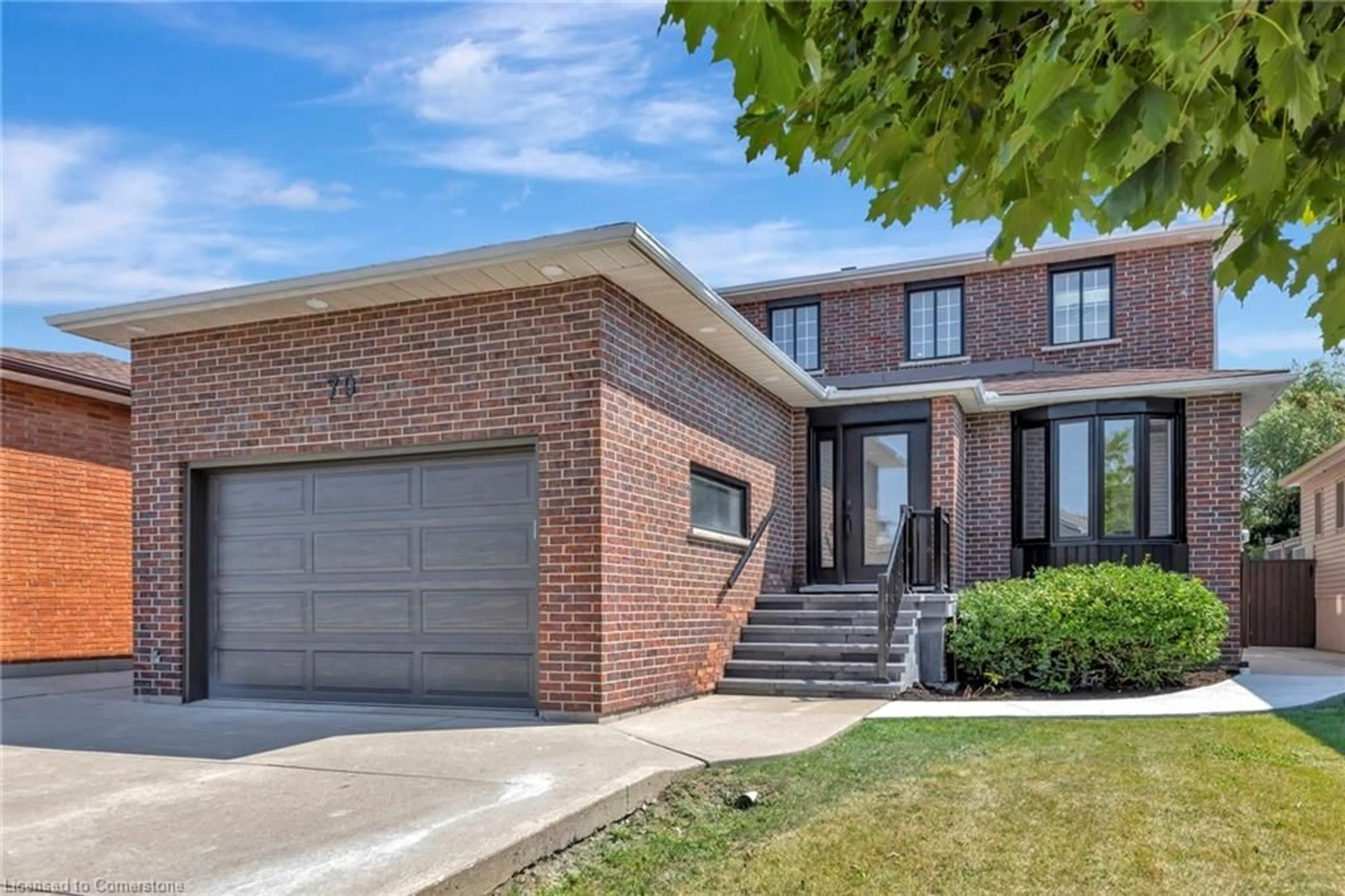 Home with brick exterior material for 79 Trenholme Cres, Hamilton Ontario L8W 2L5