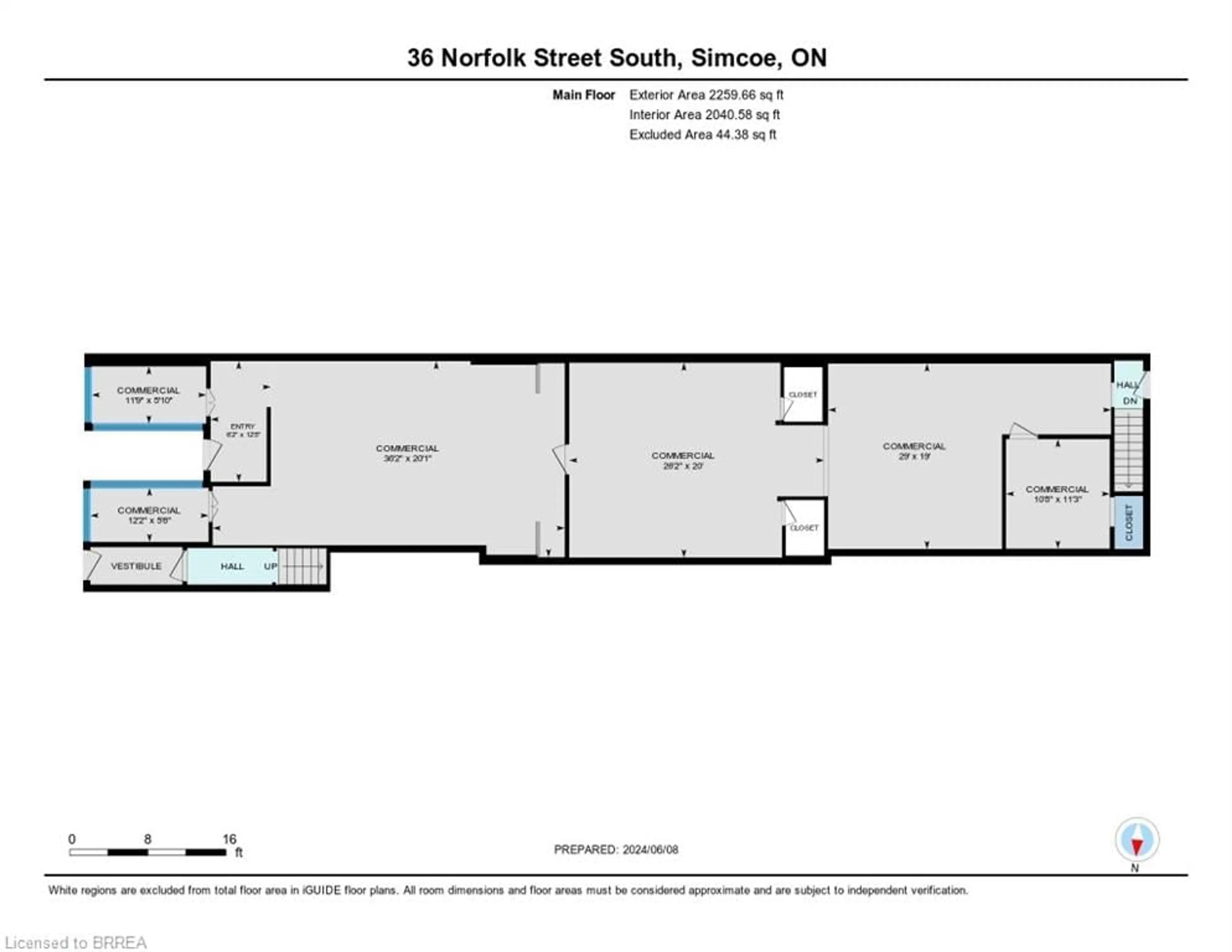 Floor plan for 36 Norfolk St, Simcoe Ontario N3Y 2V9