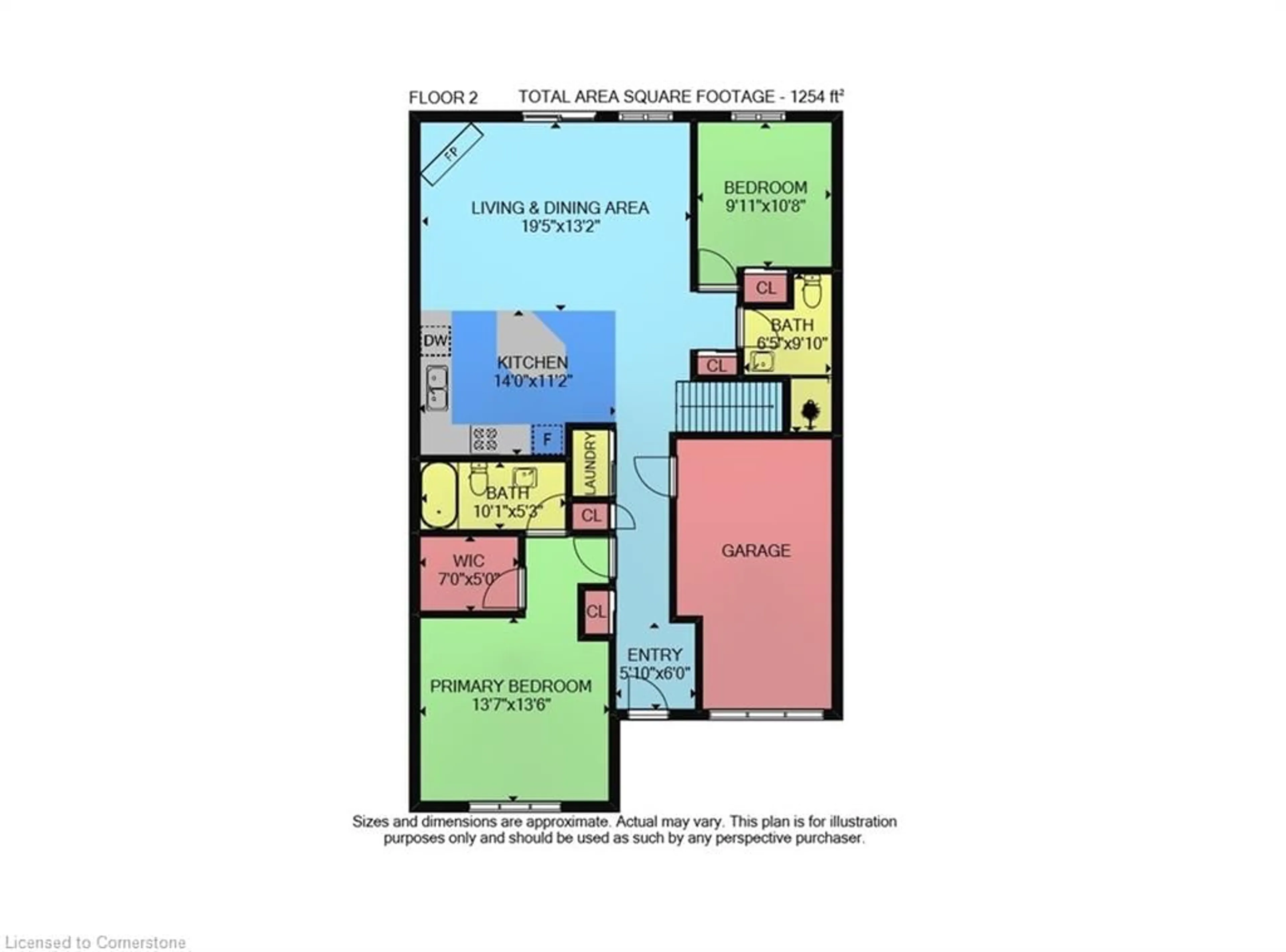 Floor plan for 3730 Disher St #11, Ridgeway Ontario L0S 1N0