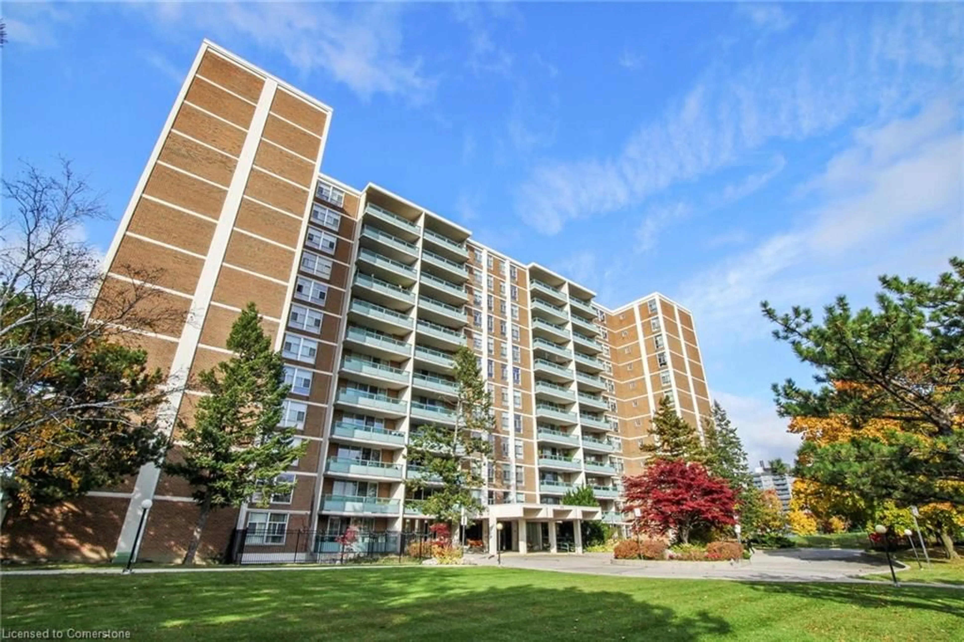 A pic from exterior of the house or condo, the front or back of building for 44 Longbourne Dr #705, Toronto Ontario M9R 2M7