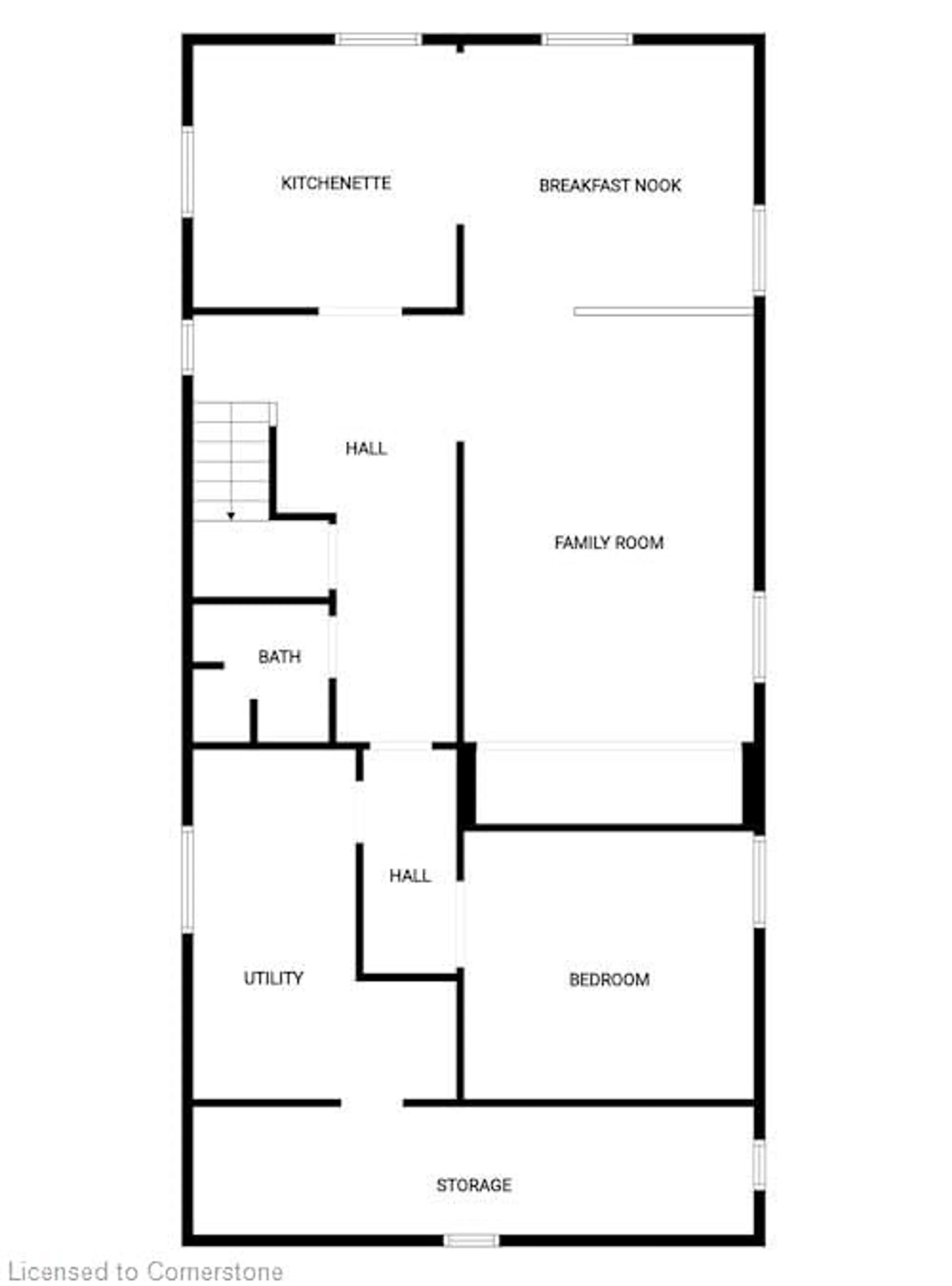 Floor plan for 25 Glendee Crt, Hamilton Ontario L8K 3J7