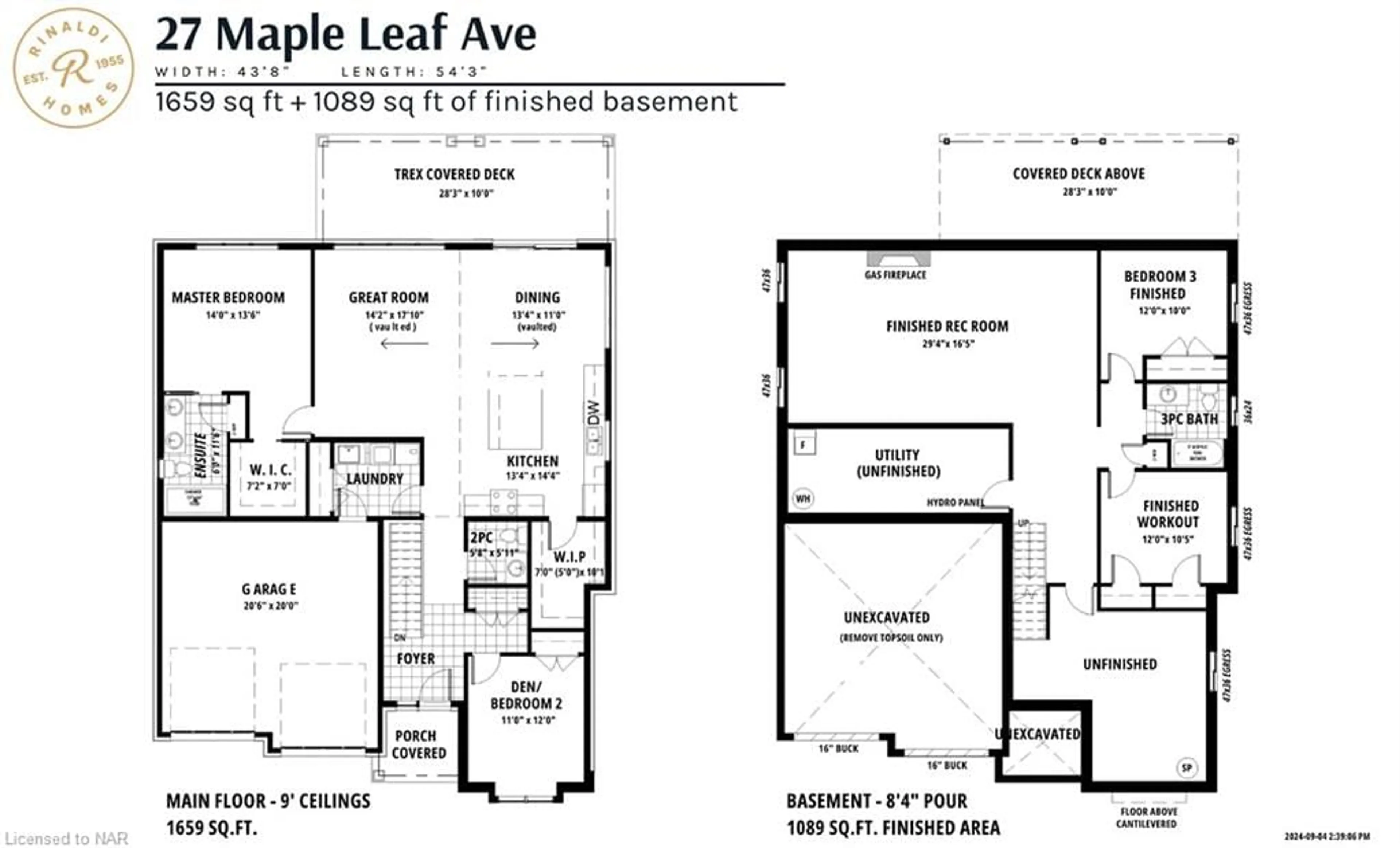 Floor plan for 27 Maple Leaf Ave, Ridgeway Ontario L0S 1N0