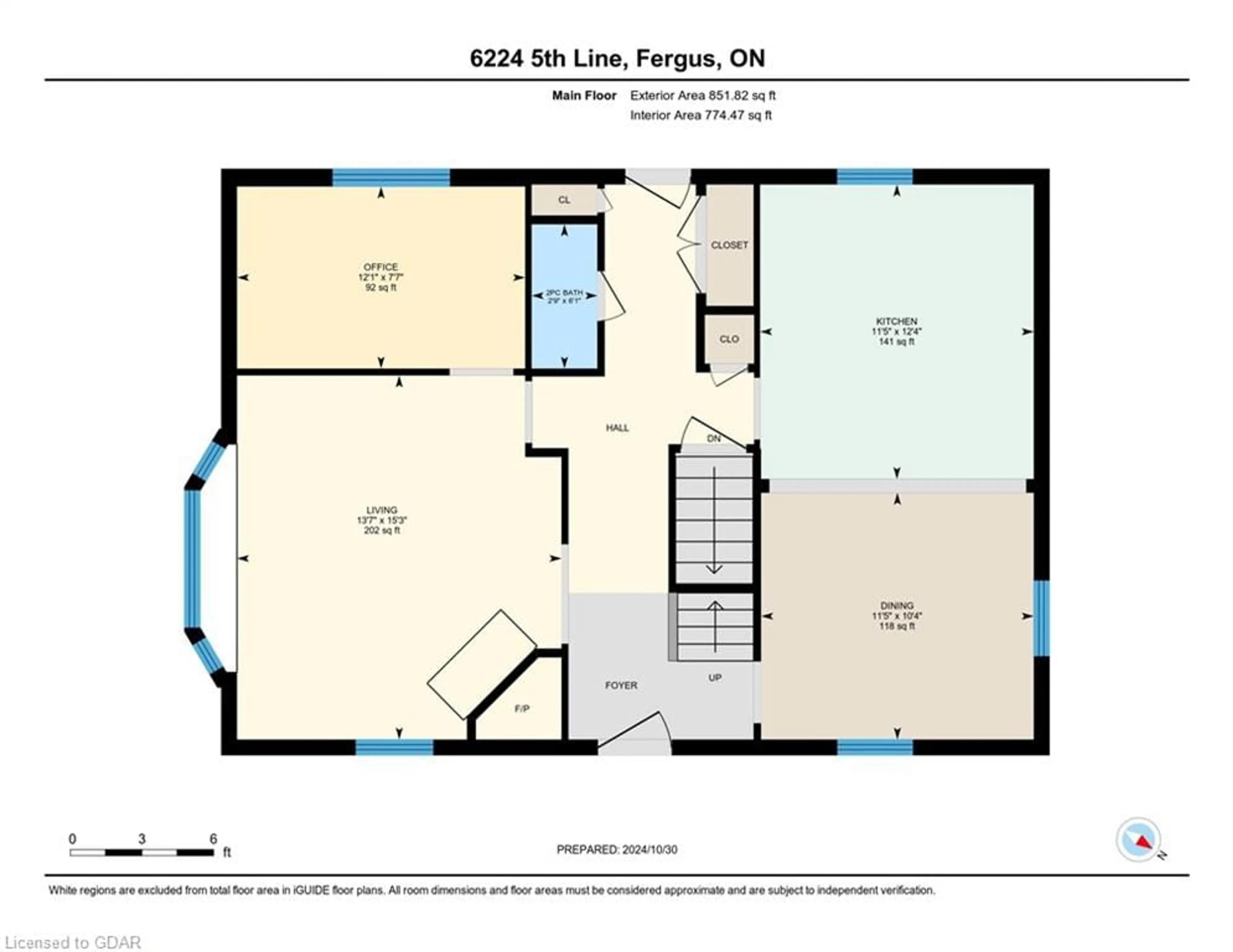 Floor plan for 6224 Fifth Line, Fergus Ontario N1M 2W5