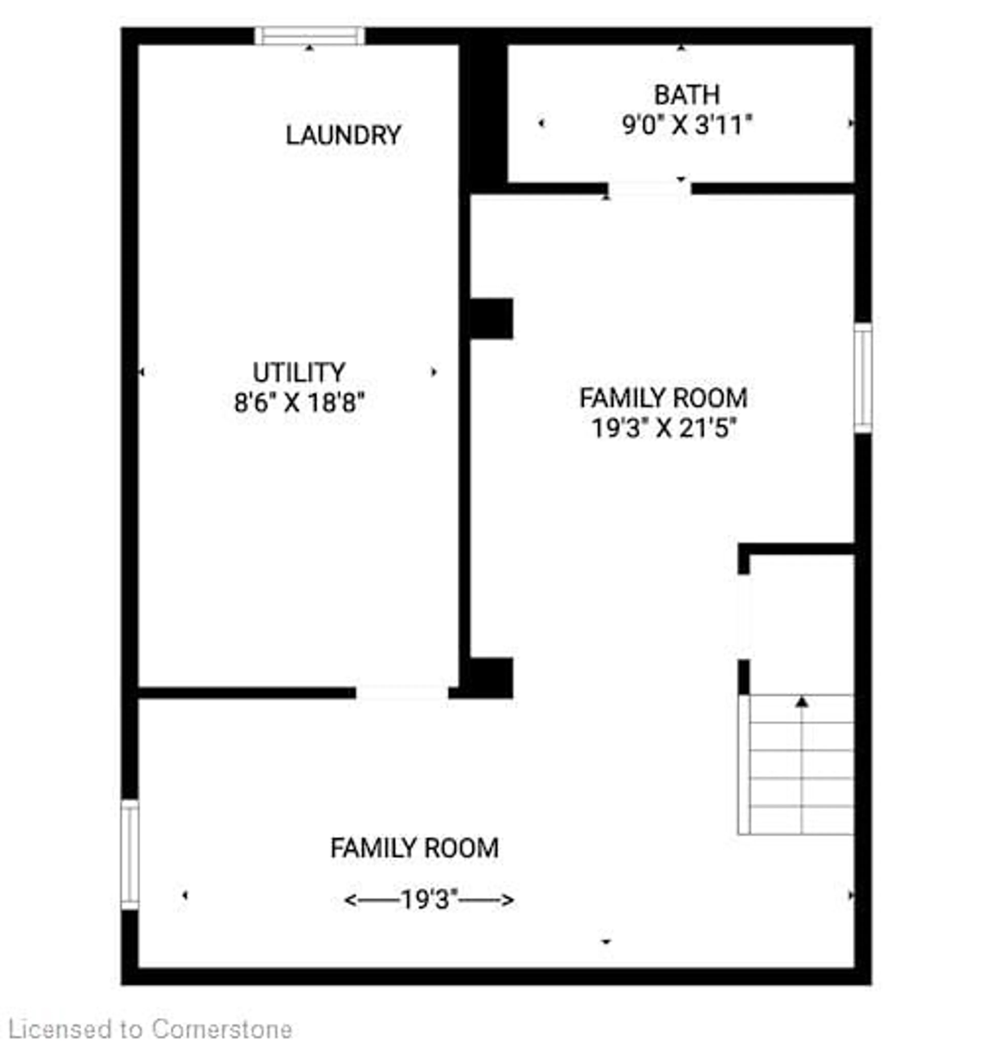 Floor plan for 18 Cliff Ave, Hamilton Ontario L8V 2R9