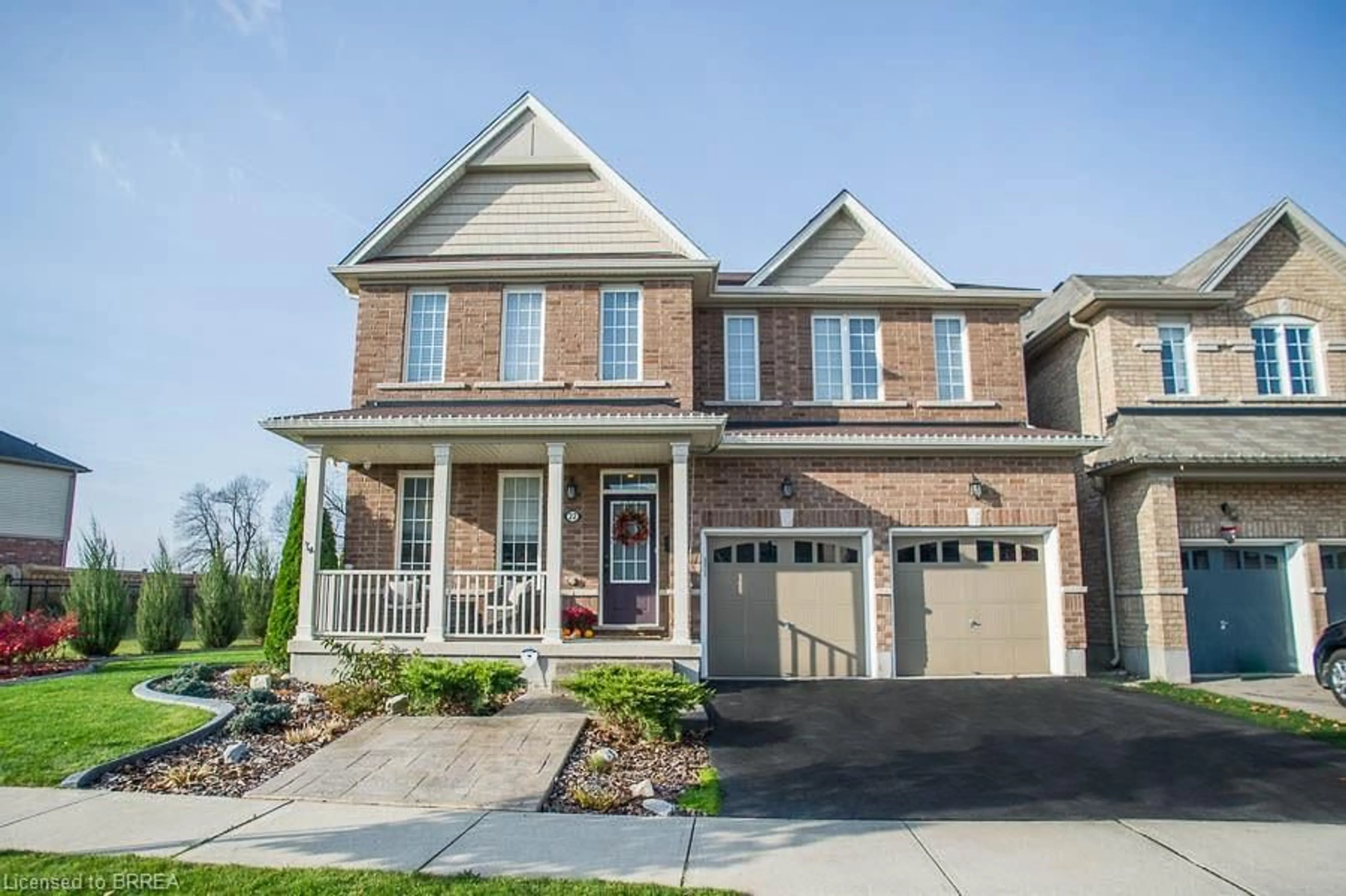 Home with brick exterior material for 22 Wilmot Rd, Brantford Ontario N3T 0K8