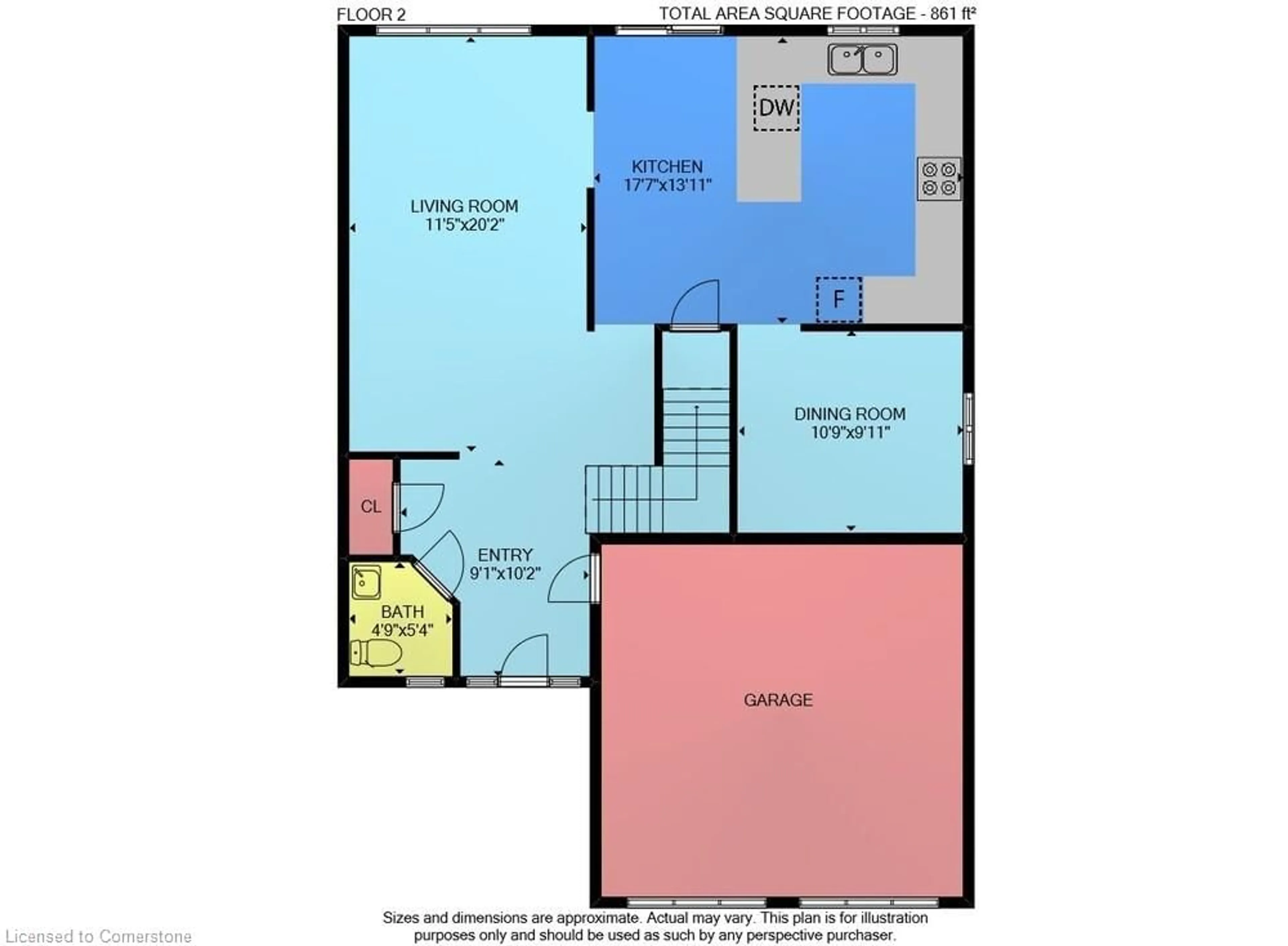 Floor plan for 4896 Allan Crt, Beamsville Ontario L3J 1M3