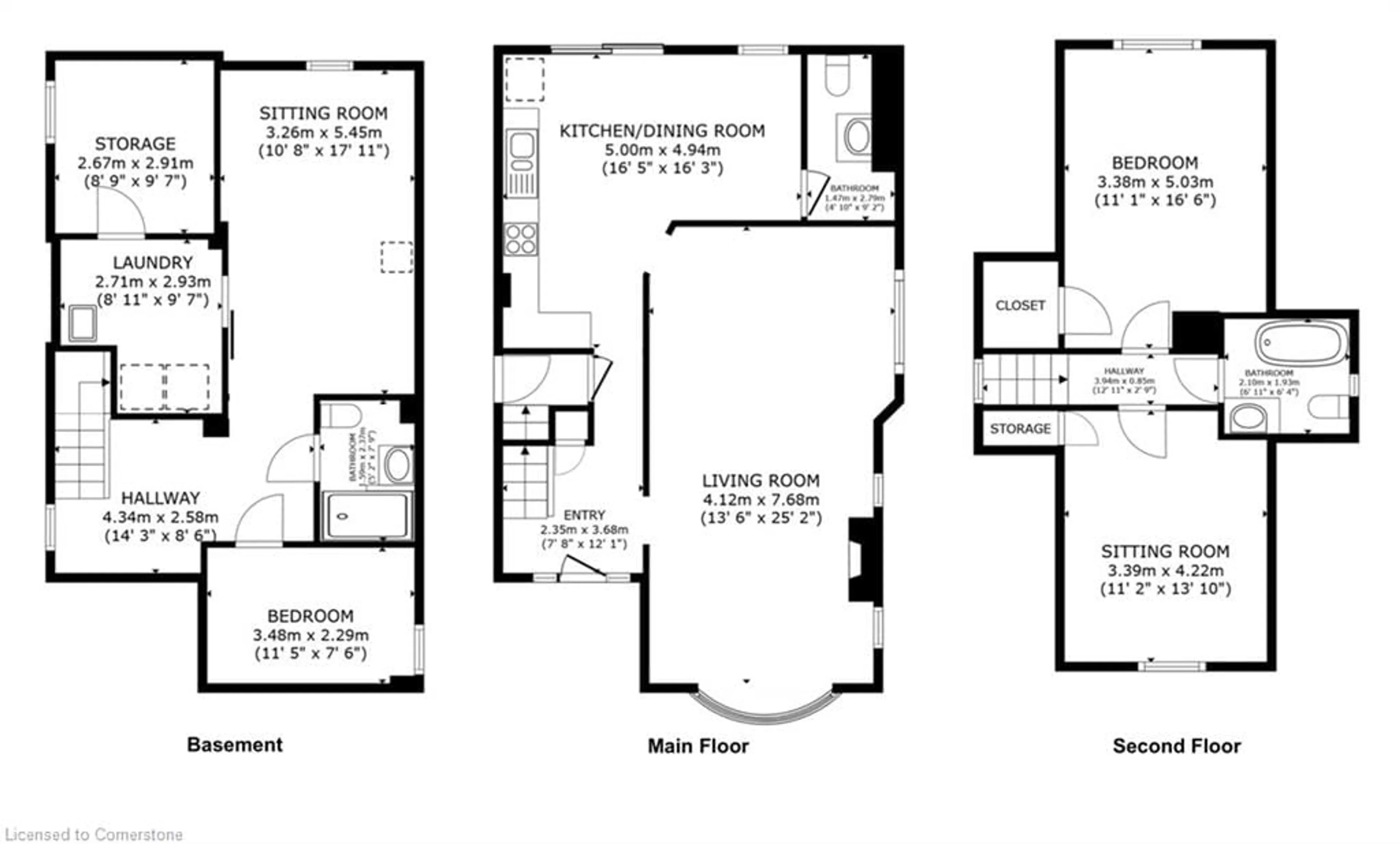 Floor plan for 142 Park Row, Hamilton Ontario L8K 2J8