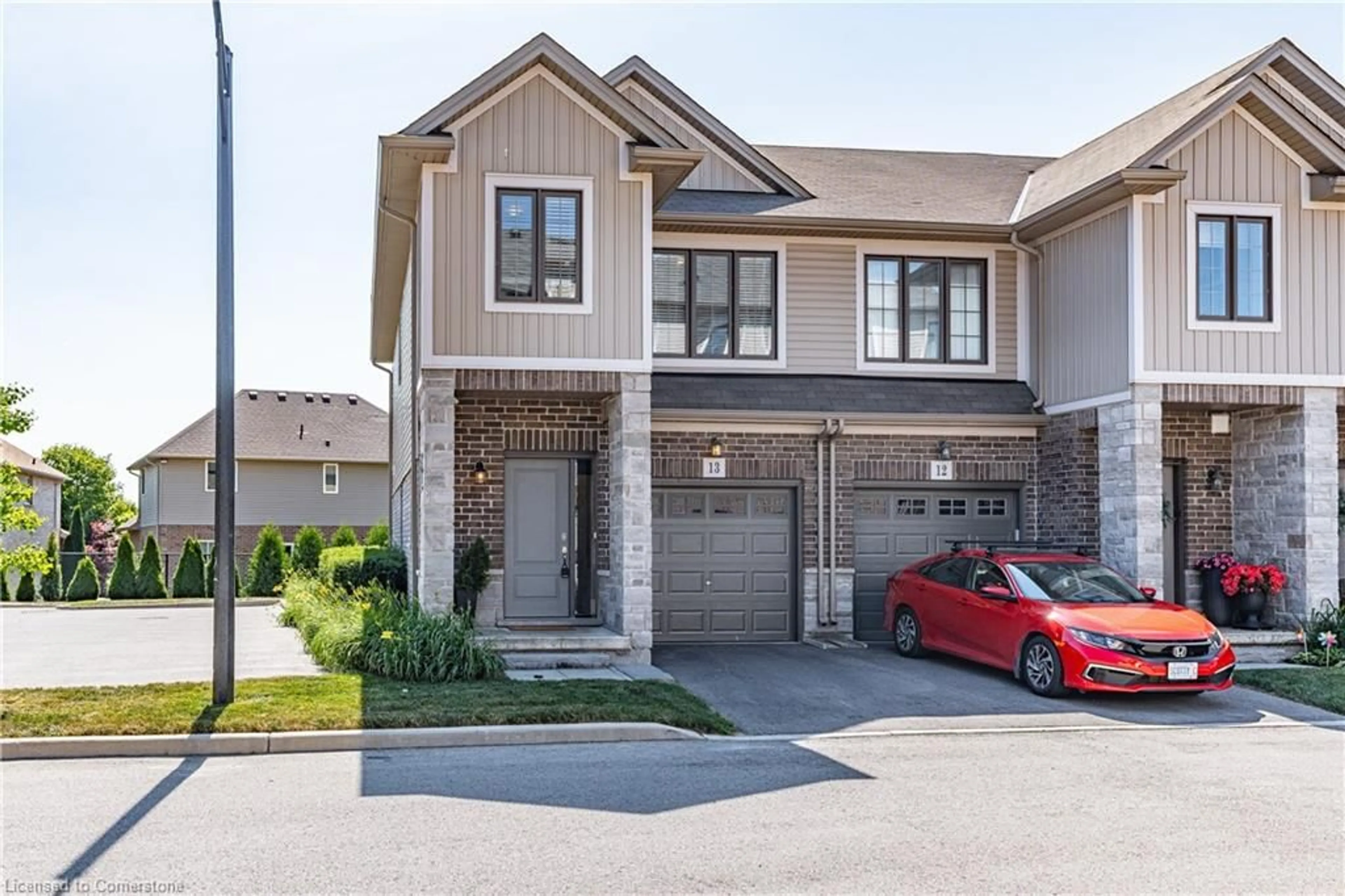 A pic from exterior of the house or condo, the street view for 377 Glancaster Rd #13, Ancaster Ontario L9G 0G4