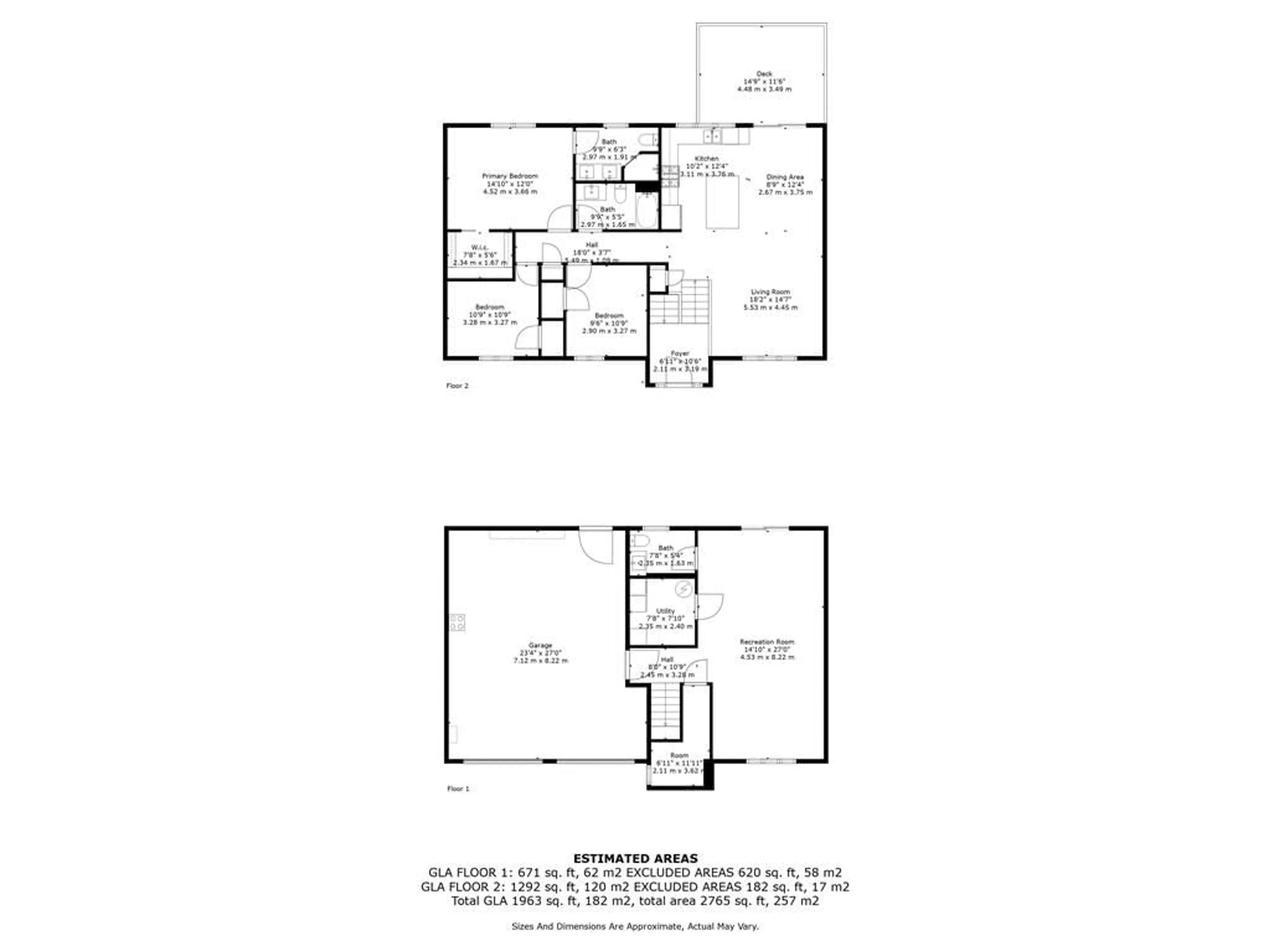 Floor plan for 753 Fifth Avenue Ave, Port McNicoll Ontario L0K 1R0