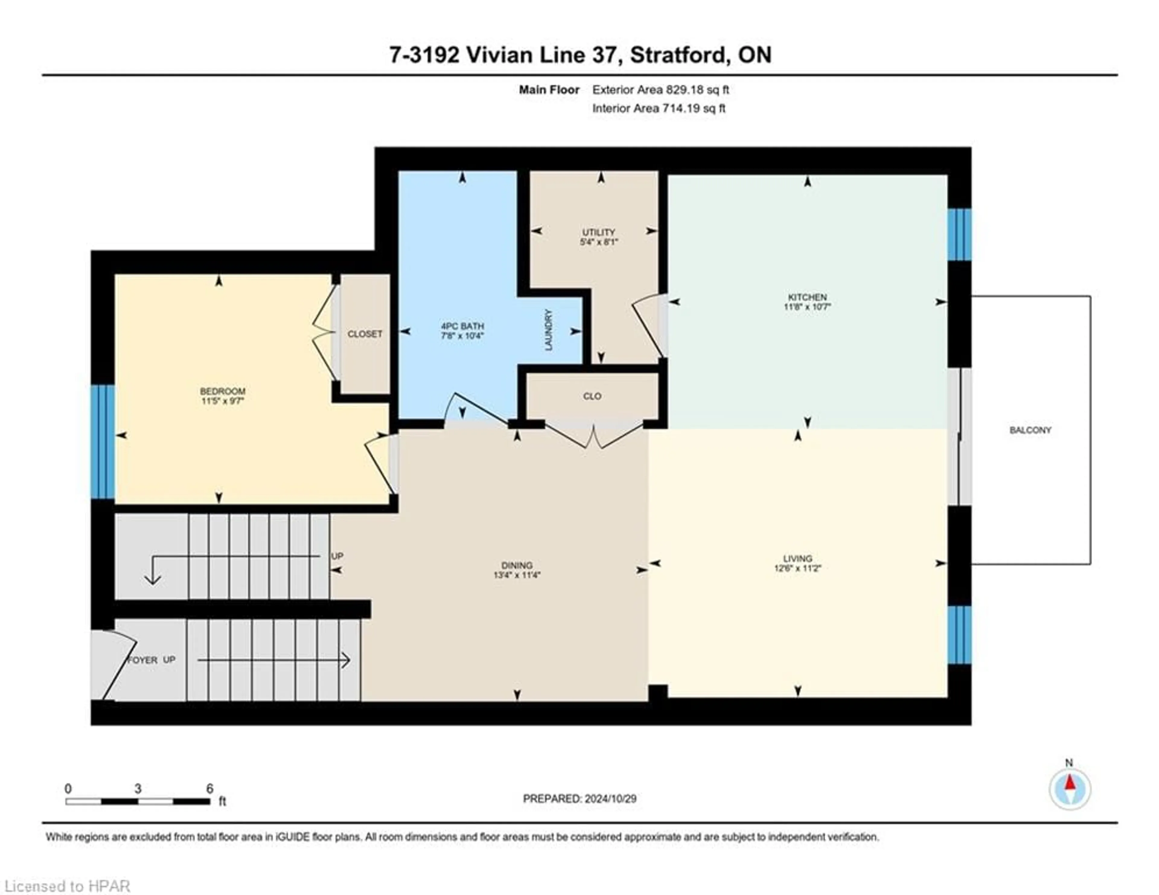 Floor plan for 3192 Vivian Line 37 Line #7, Stratford Ontario N5A 0J8