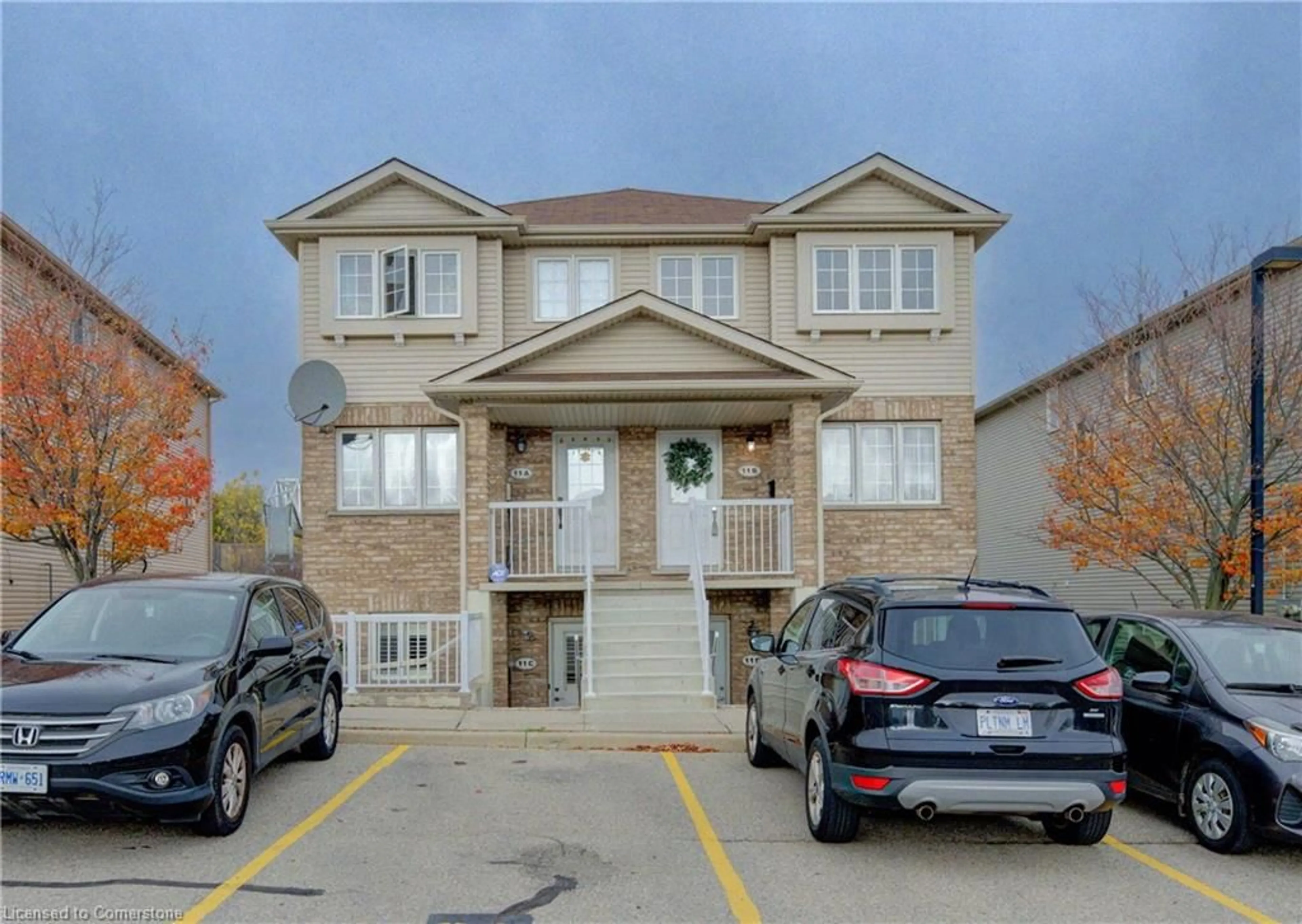 A pic from exterior of the house or condo, the street view for 50 Howe Dr #11B, Kitchener Ontario N2E 0A3