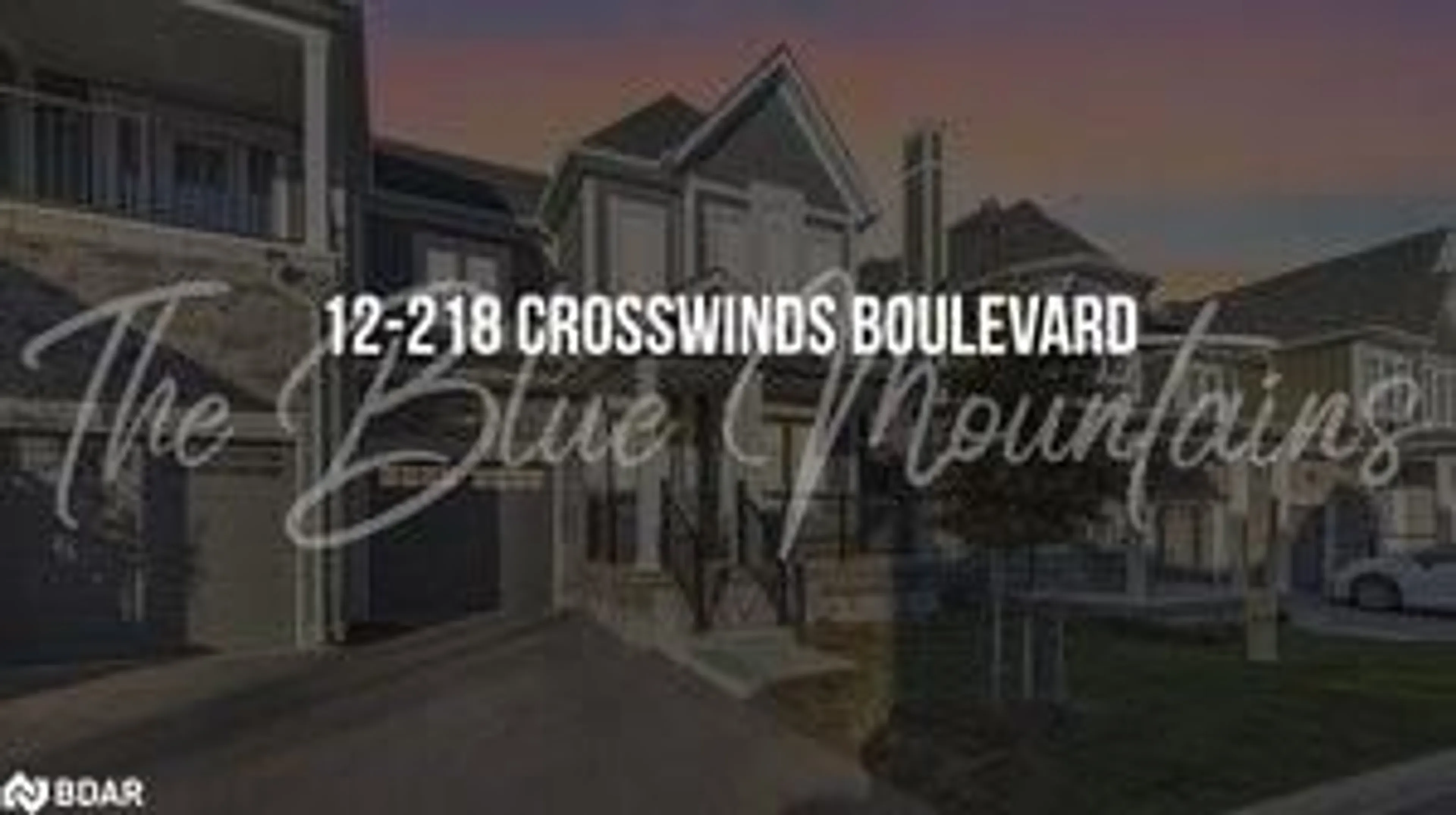 Frontside or backside of a home for 218 Crosswinds Blvd #12, The Blue Mountains Ontario L9Y 5S8