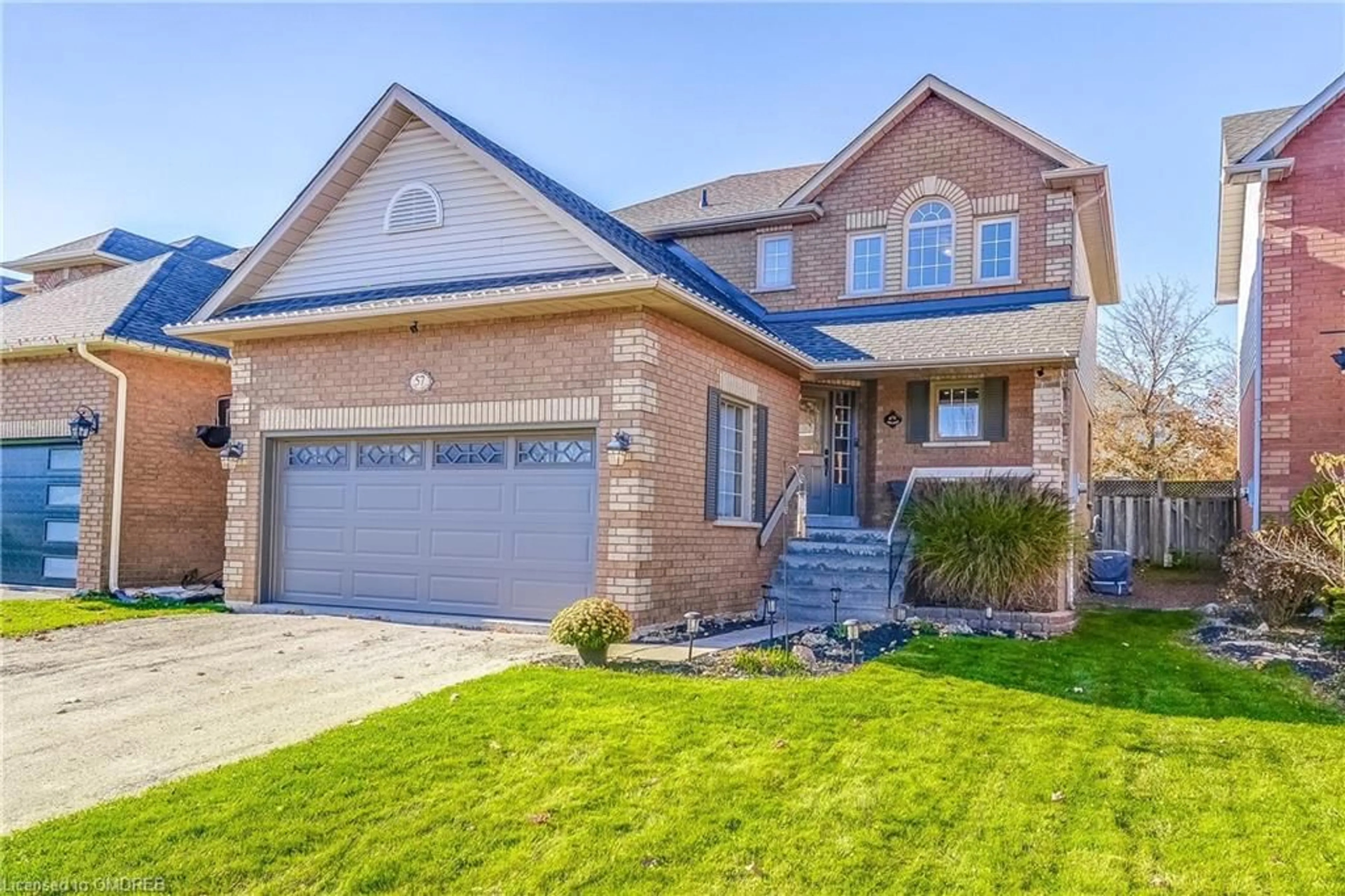 Home with brick exterior material for 57 Niska Dr, Waterdown Ontario L0R 2H3