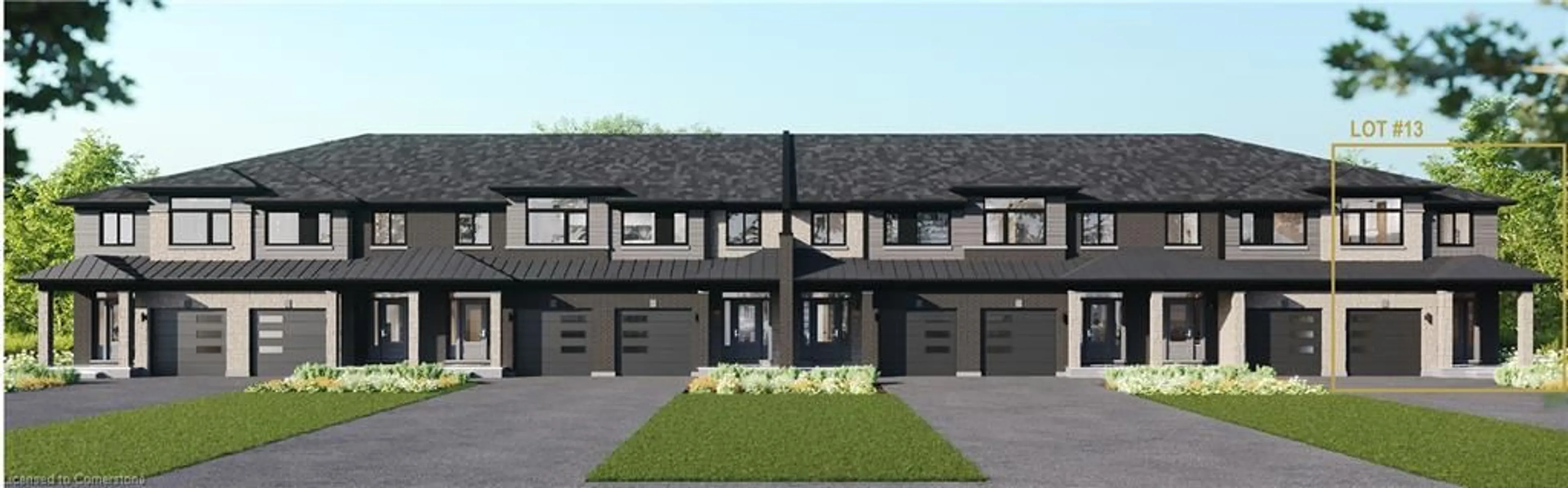 A pic from exterior of the house or condo, the street view for 215 Lormont Blvd #Lot 13, Stoney Creek Ontario L8J 0K2