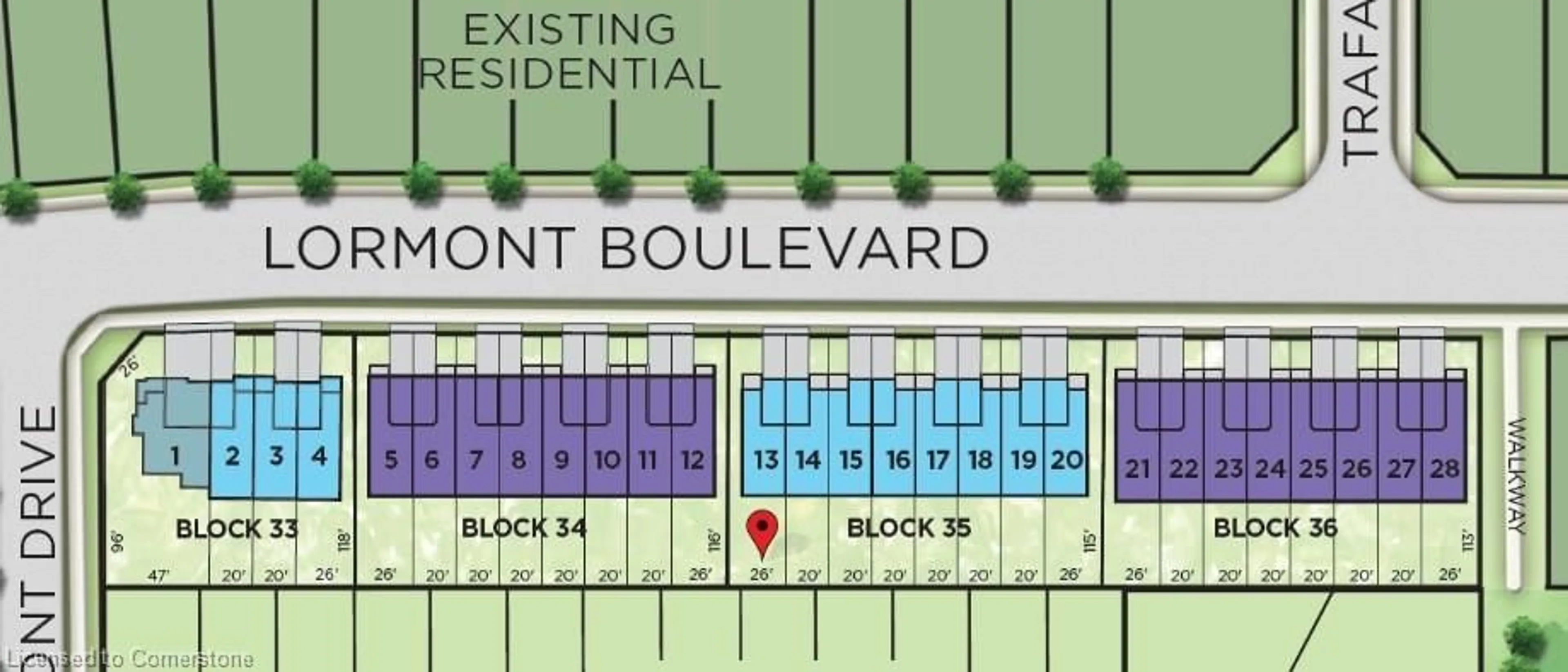 Floor plan for 215 Lormont Blvd #Lot 13, Stoney Creek Ontario L8J 0K2