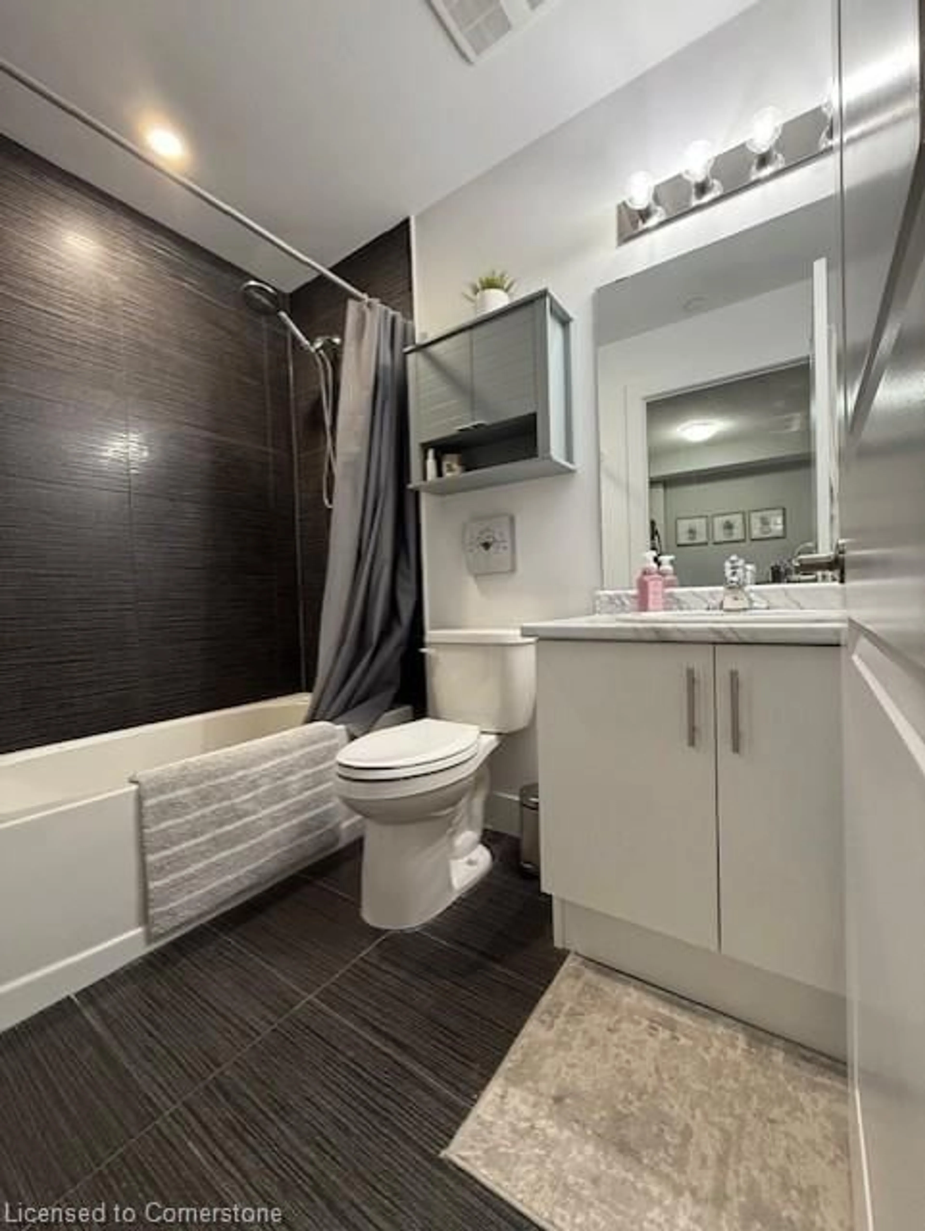 Contemporary bathroom, ceramic floors for 101 Shoreview Pl #117, Stoney Creek Ontario L8E 0K2