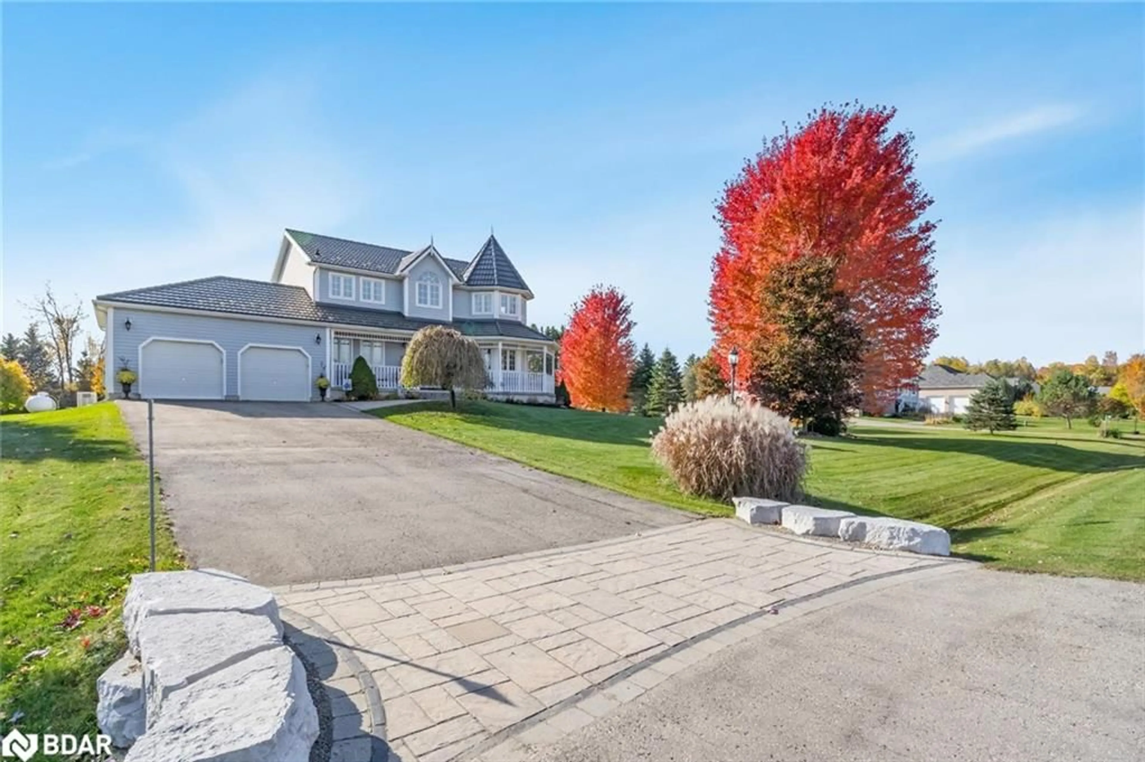 Frontside or backside of a home, the street view for 56 Cindy Lane, Lisle Ontario L0M 1M0